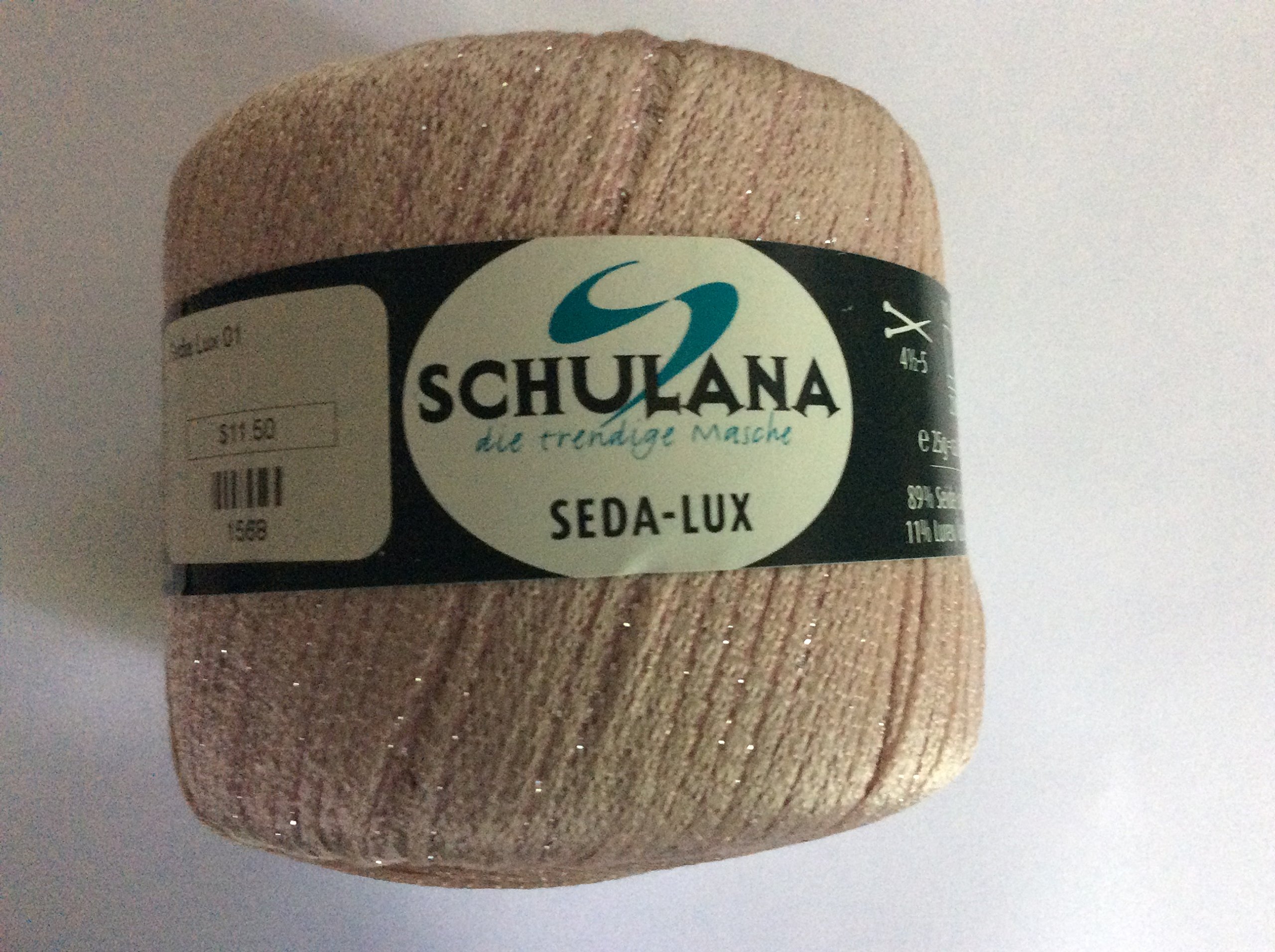 Schulana Seda-Lux #10 Powder Pink - Silk with Metallic Sparkle