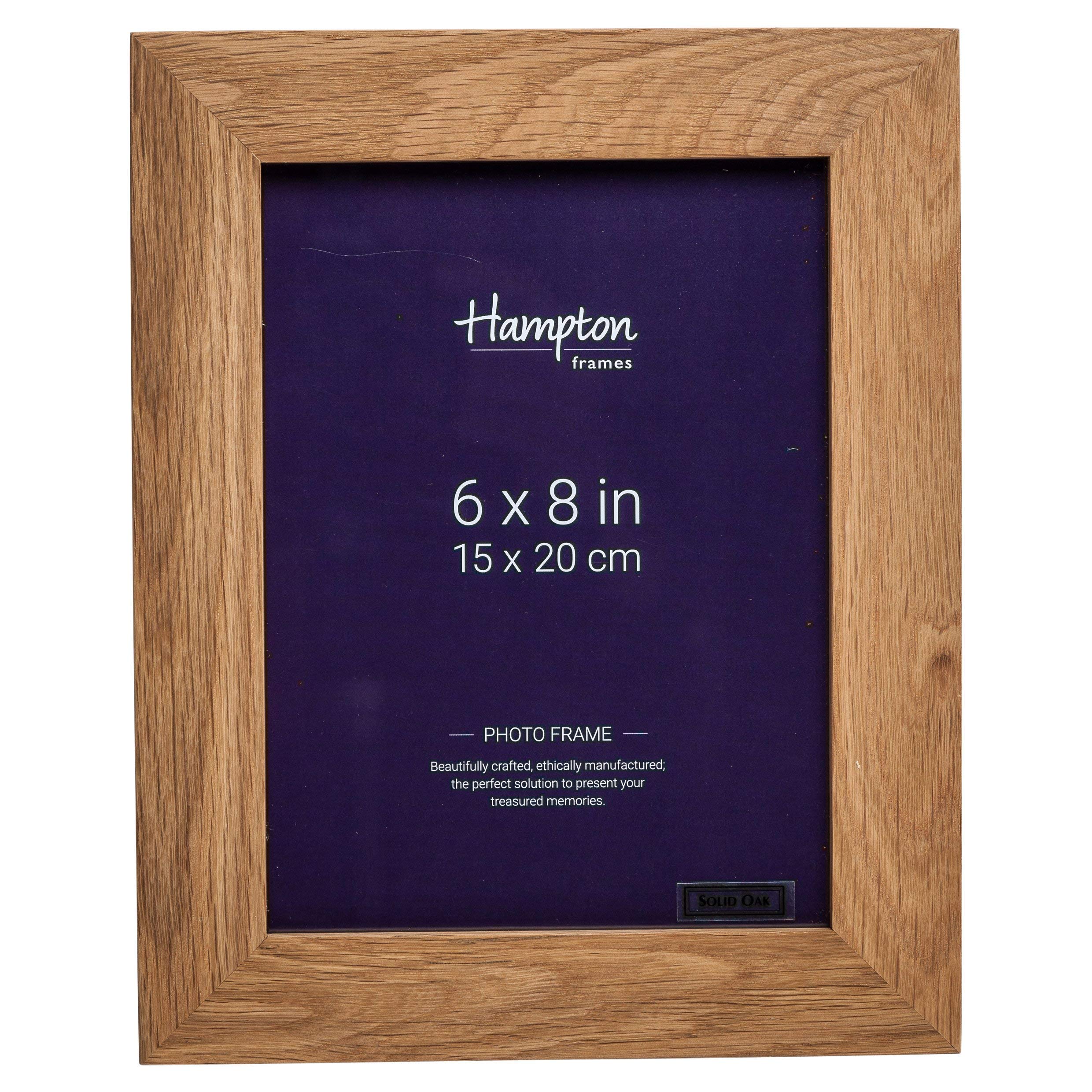 Hampton FramesNEW ENGLAND Solid Oak Wood Display Picture Photo Frame 6 x 8 (15x20 cm) 464868WO