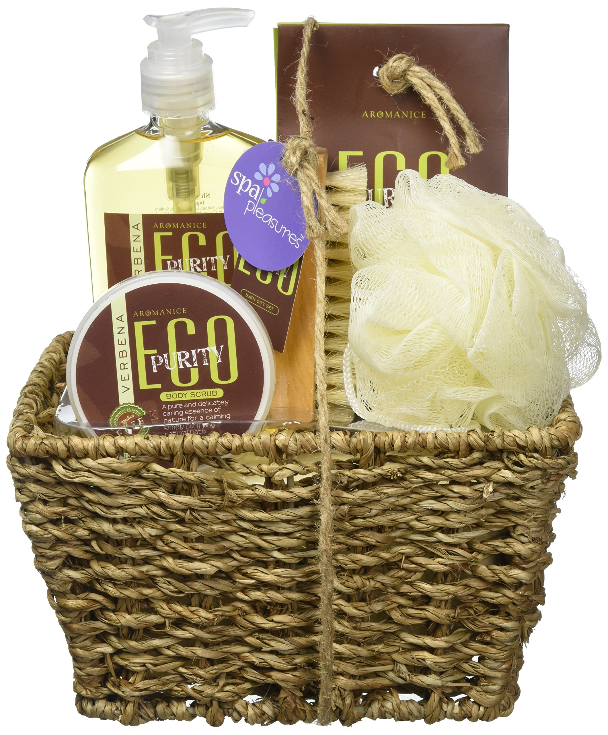 Aromanice Eco Purity Bath Set in Basket