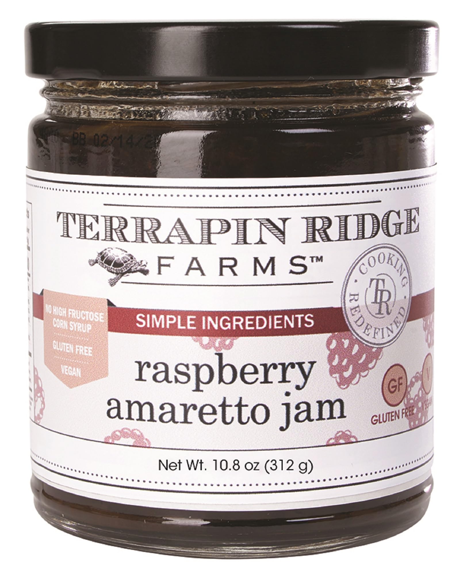 Terrapin Ridge Farms Raspberry Amaretto Jam – One 10.8 Ounce Jar