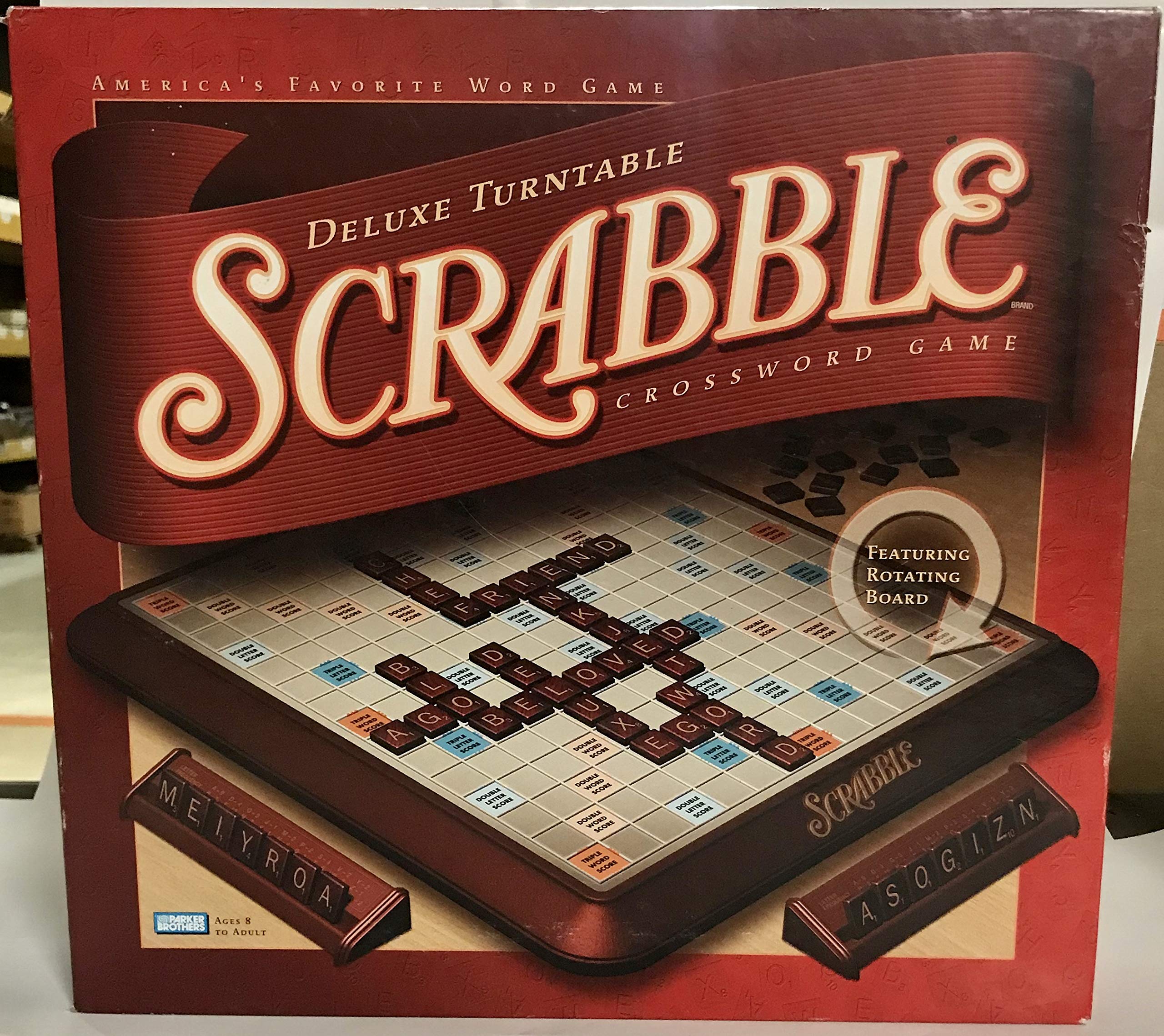 Hasbro Gaming Deluxe Turntable Scrabble