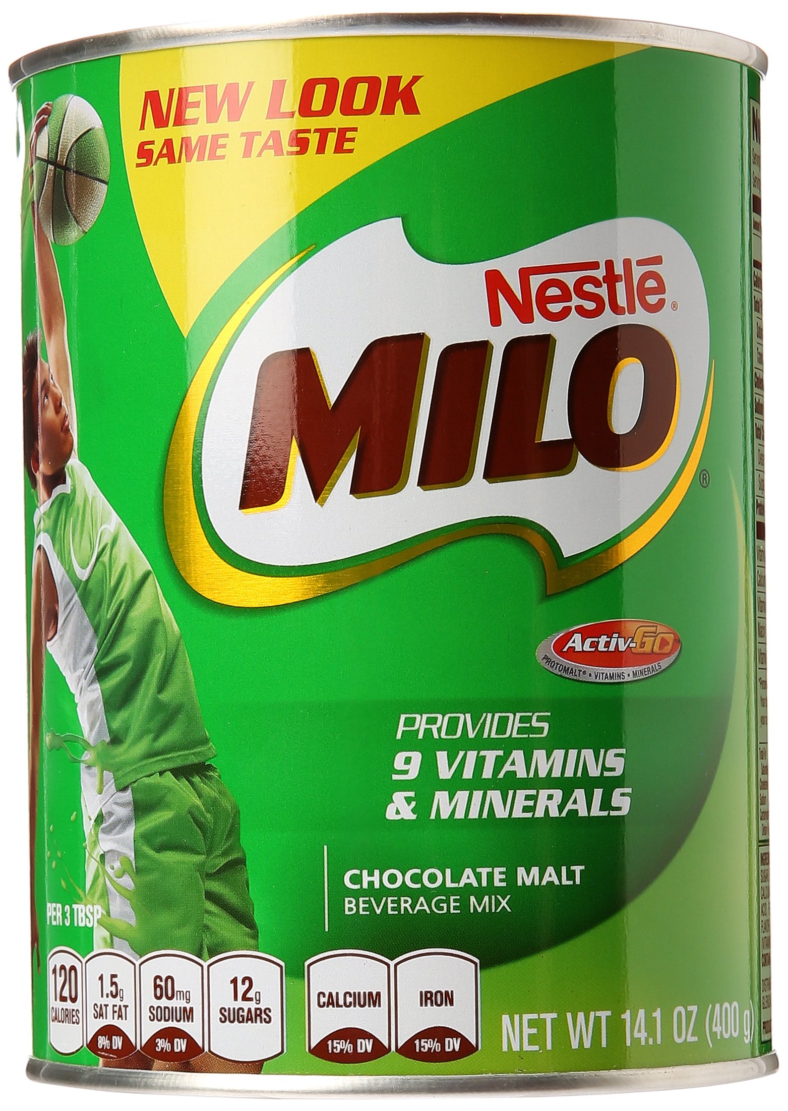 Nestle Milo Malt Beverage Mix, Chocolate, 14.1 -Ounce