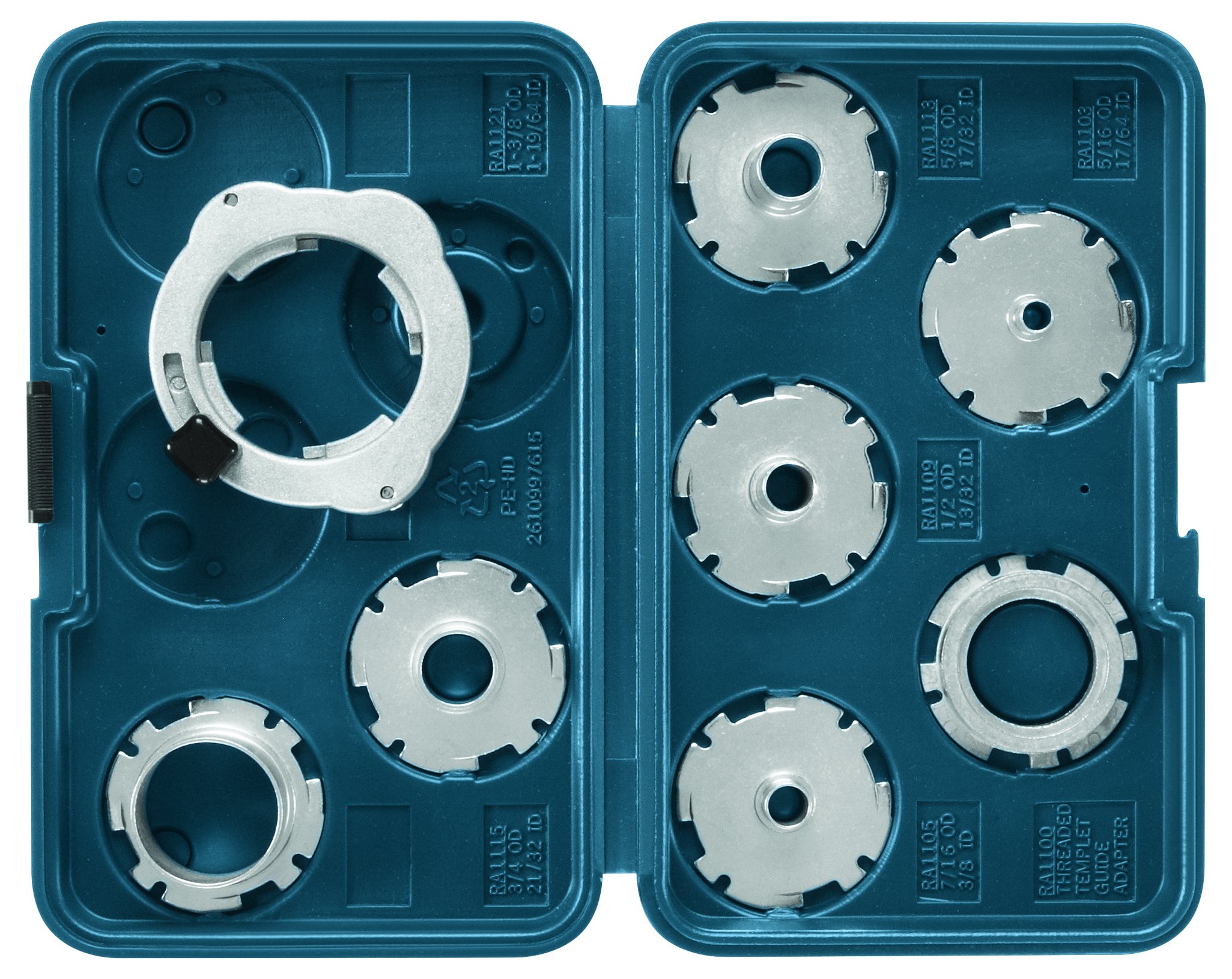 BOSCH 8-Piece Router Template Guide Set RA1128