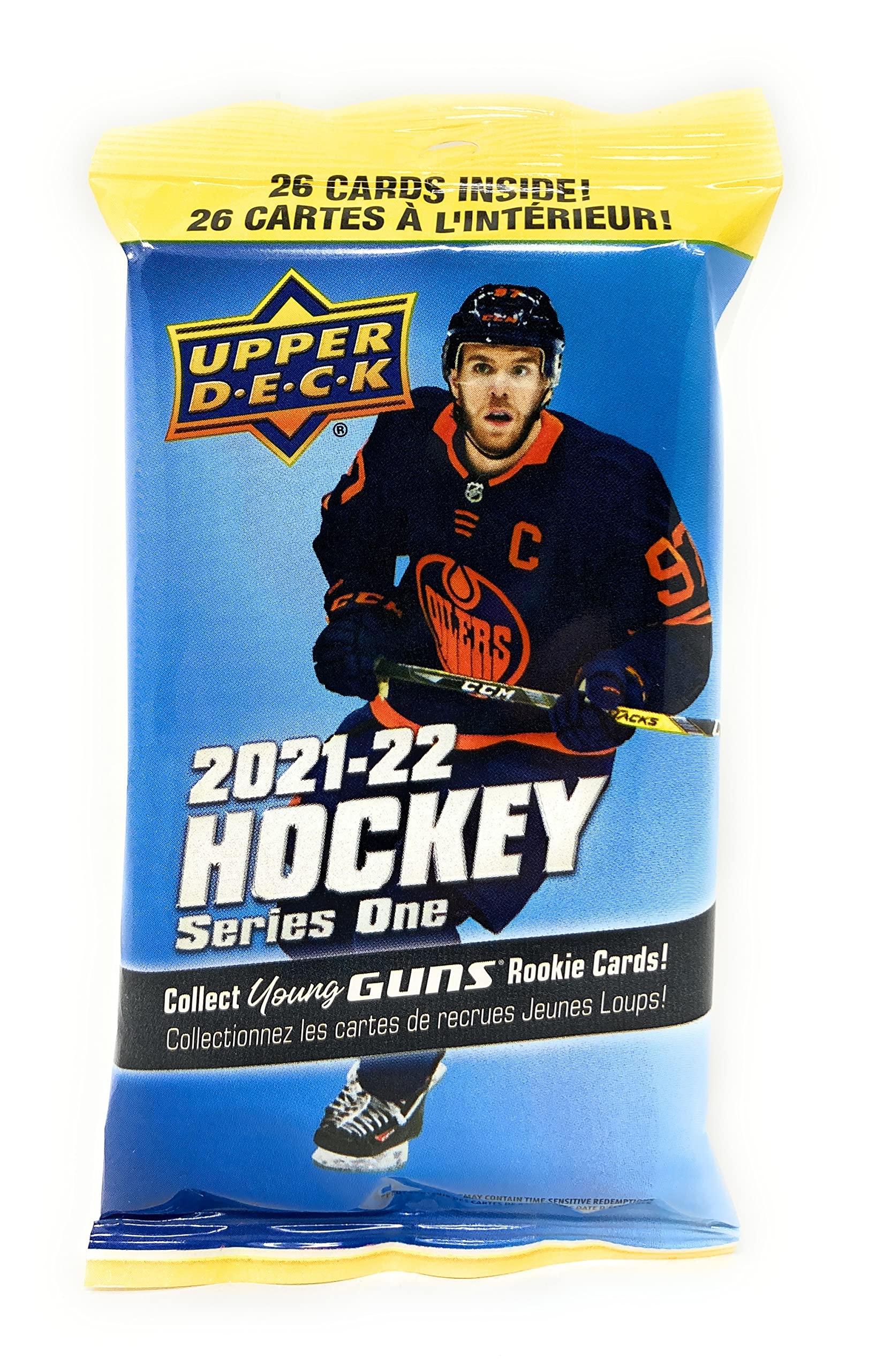 Upper Deck Hockey 2021-22 Series 1 Hockey Card Fat Pack (Contains 26 Hockey Cards)