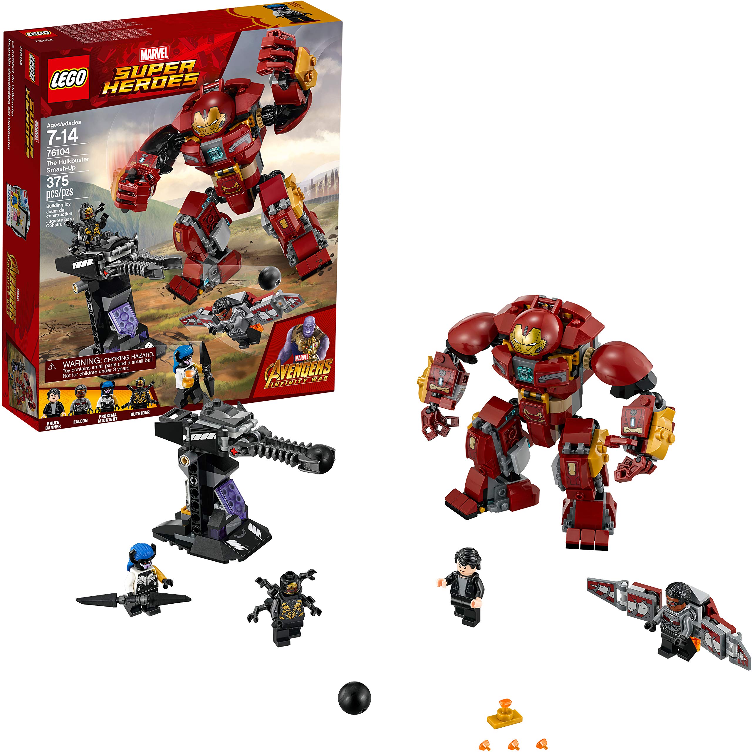 LEGOMarvel Super Heroes Avengers: Infinity War The Hulkbuster Smash-Up 76104 Building Kit (375 Piece)