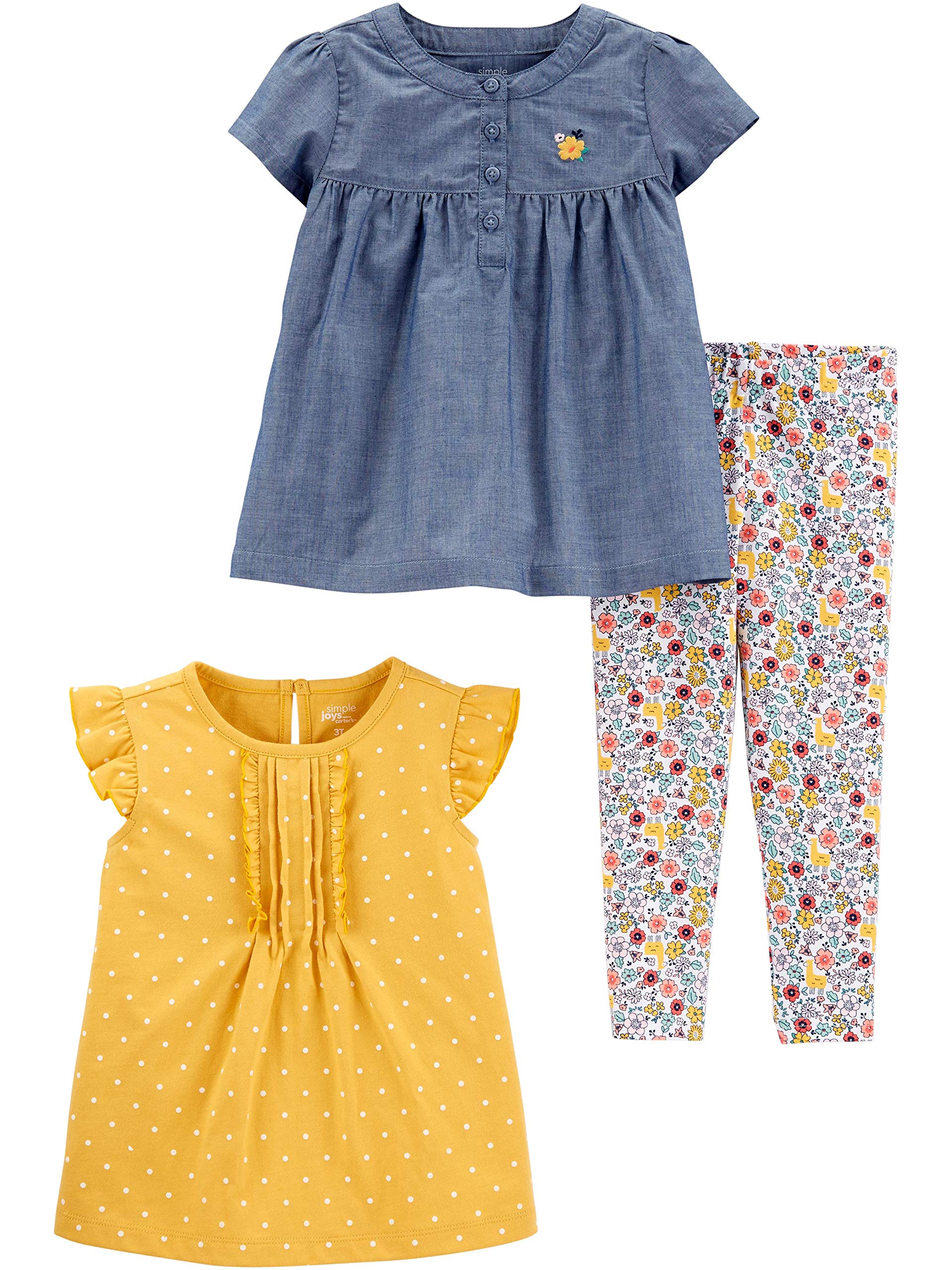 Simple Joys by Carter'sbaby-girls 3-piece Playwear Set