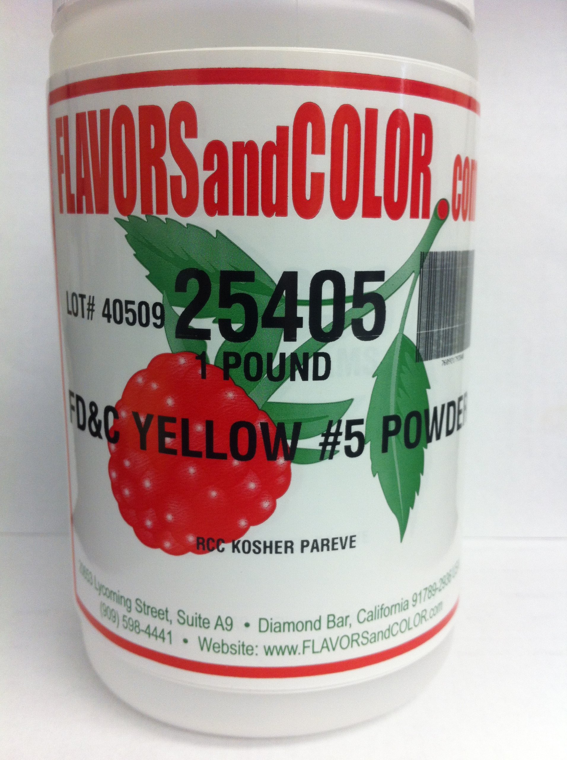 FD&C Yellow #5 Powder 454 Grams