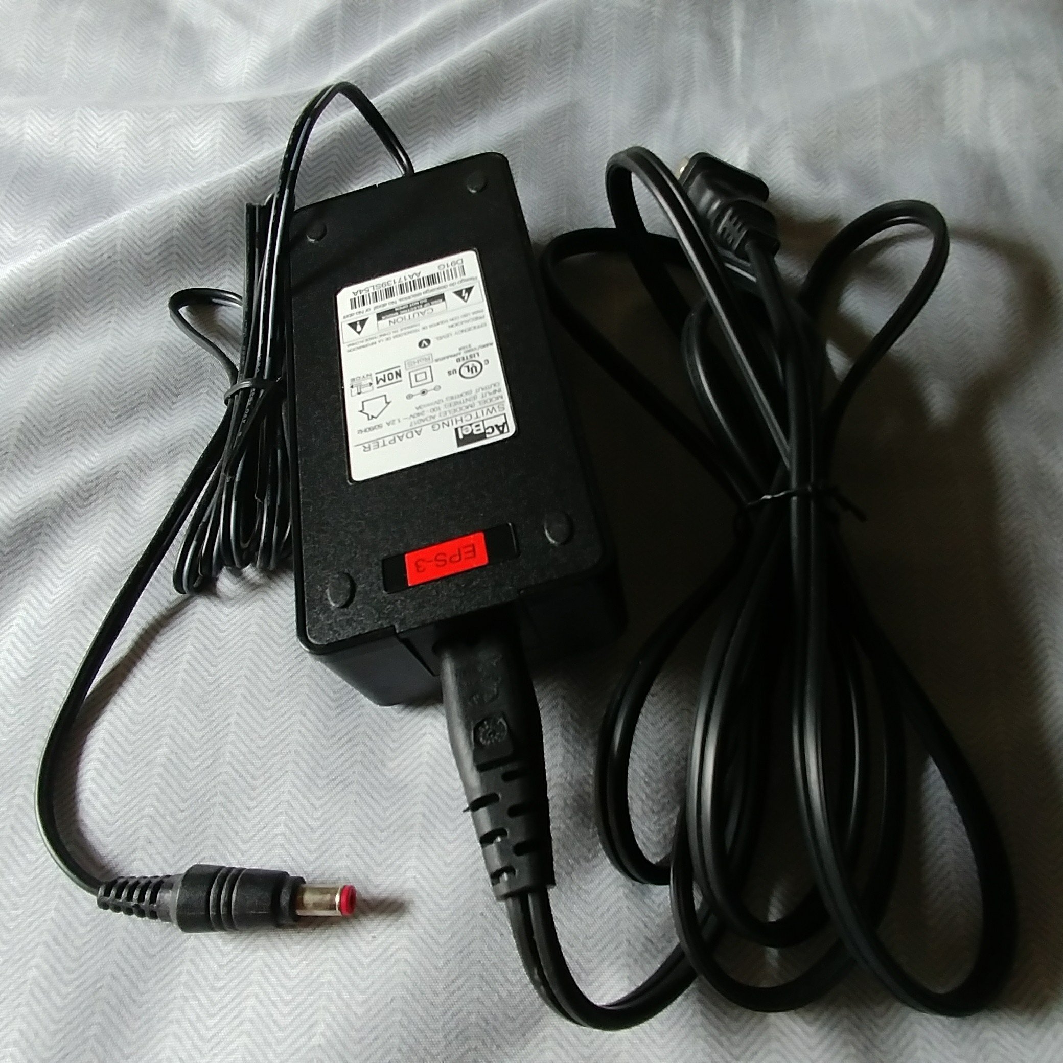 GenericBrand for AcBel Switching Power AC Adapter Cord Model ADA017 12V 3A Ac Bel