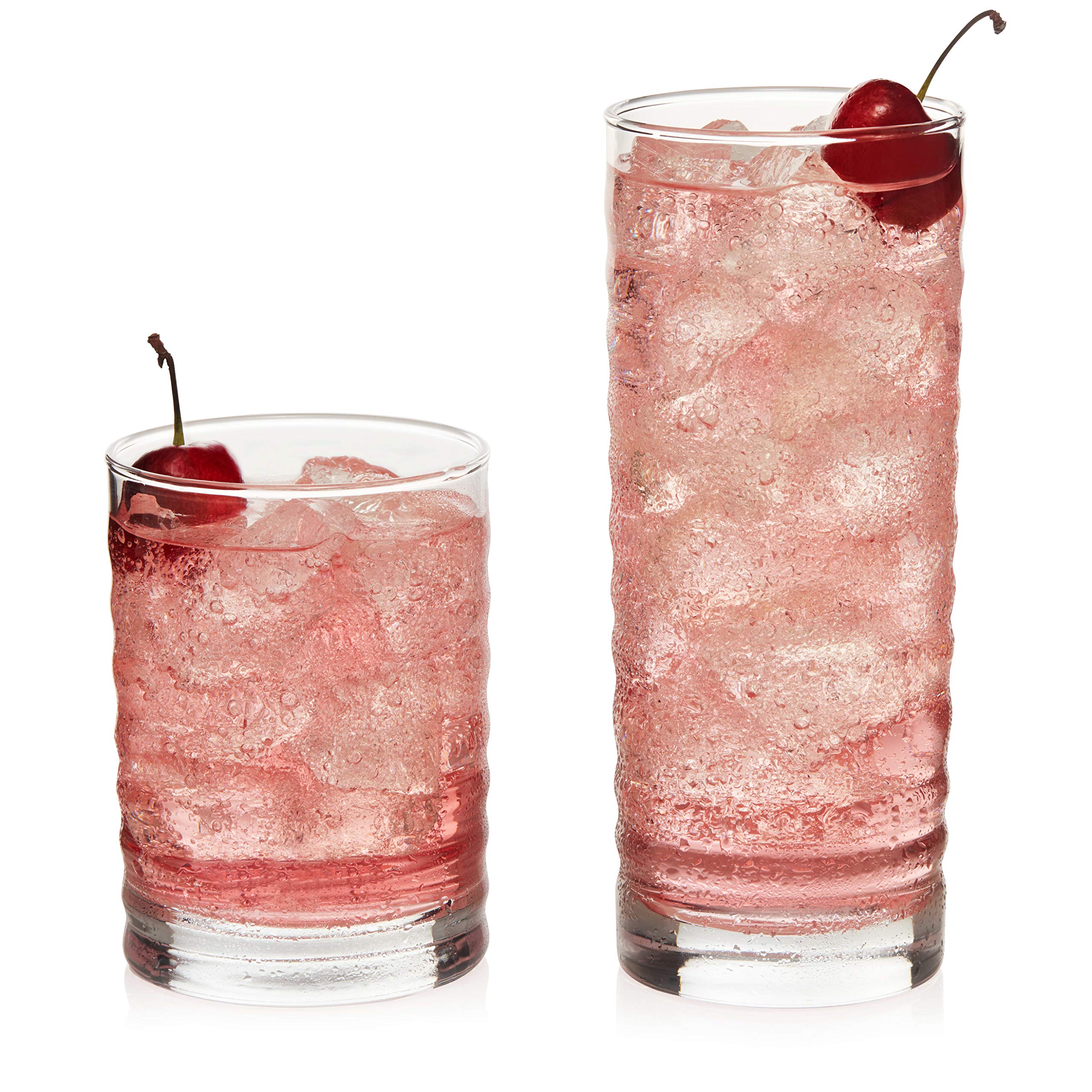 Libbey Pueblo 16-Piece Tumbler and Rocks Glass Set