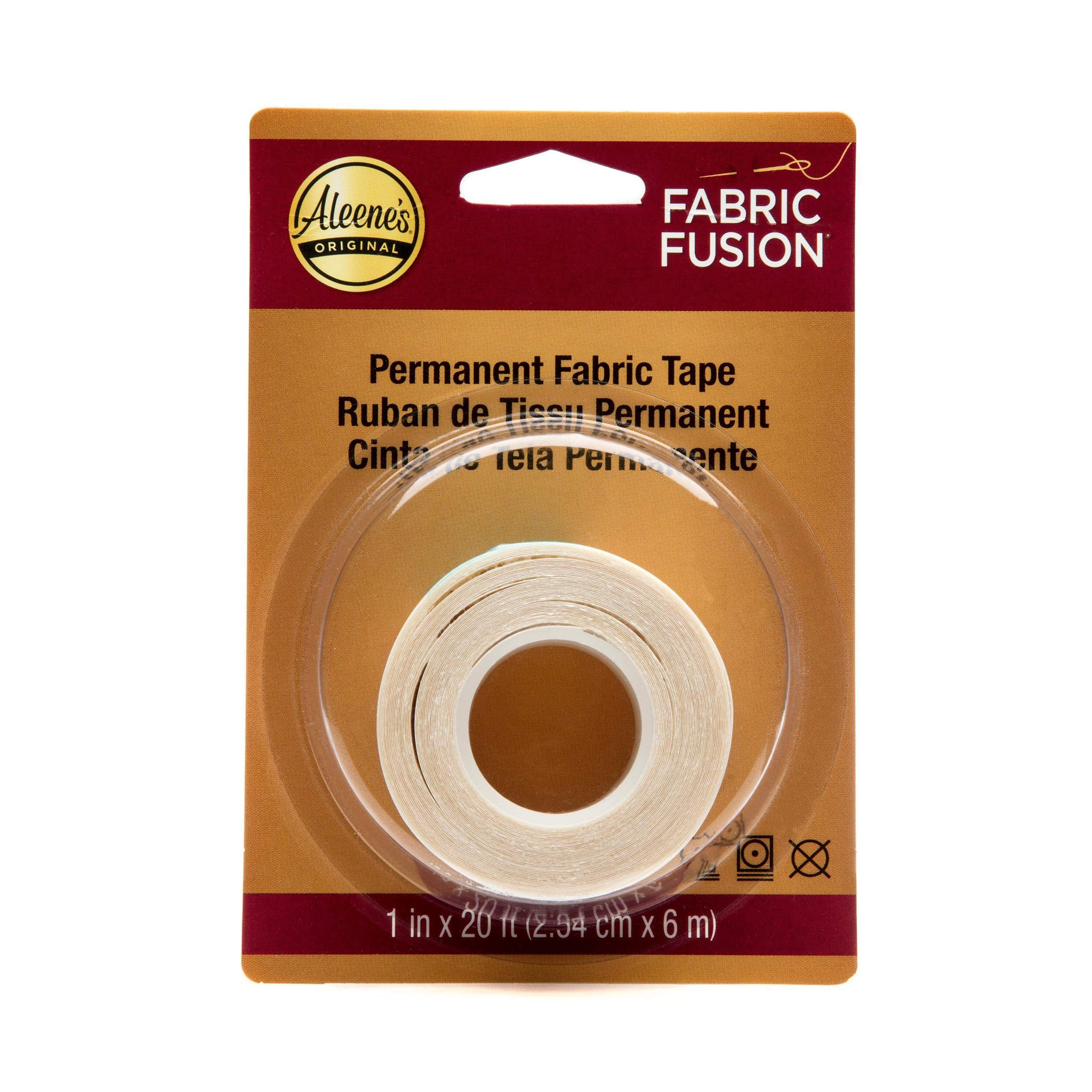 Aleene's Fabric Fusion Peel and Stick Tape, 1" Roll, Clear