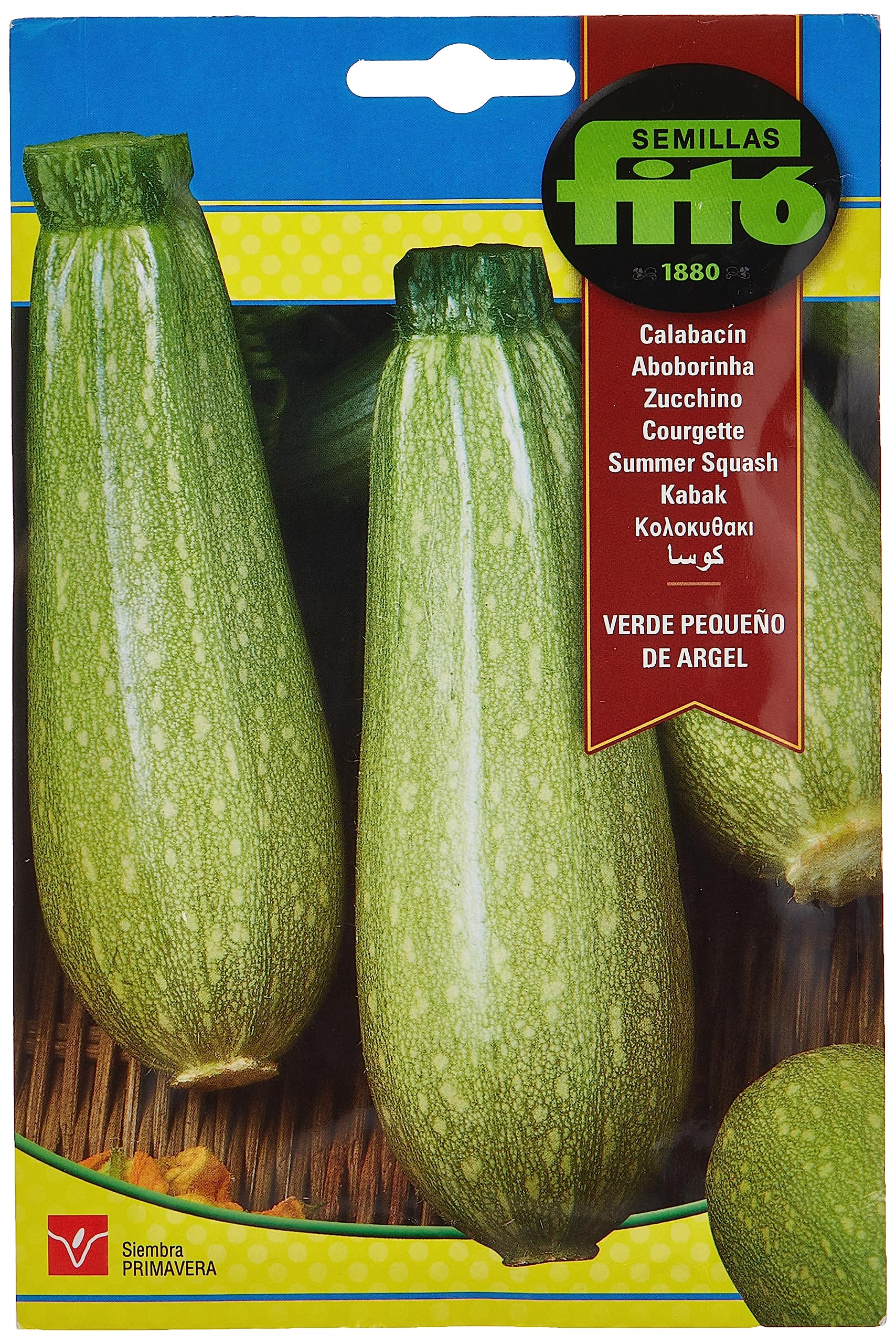 SEMILLAS FITO ZUCCHINO- VERDE PEQUENO DE ARGEL