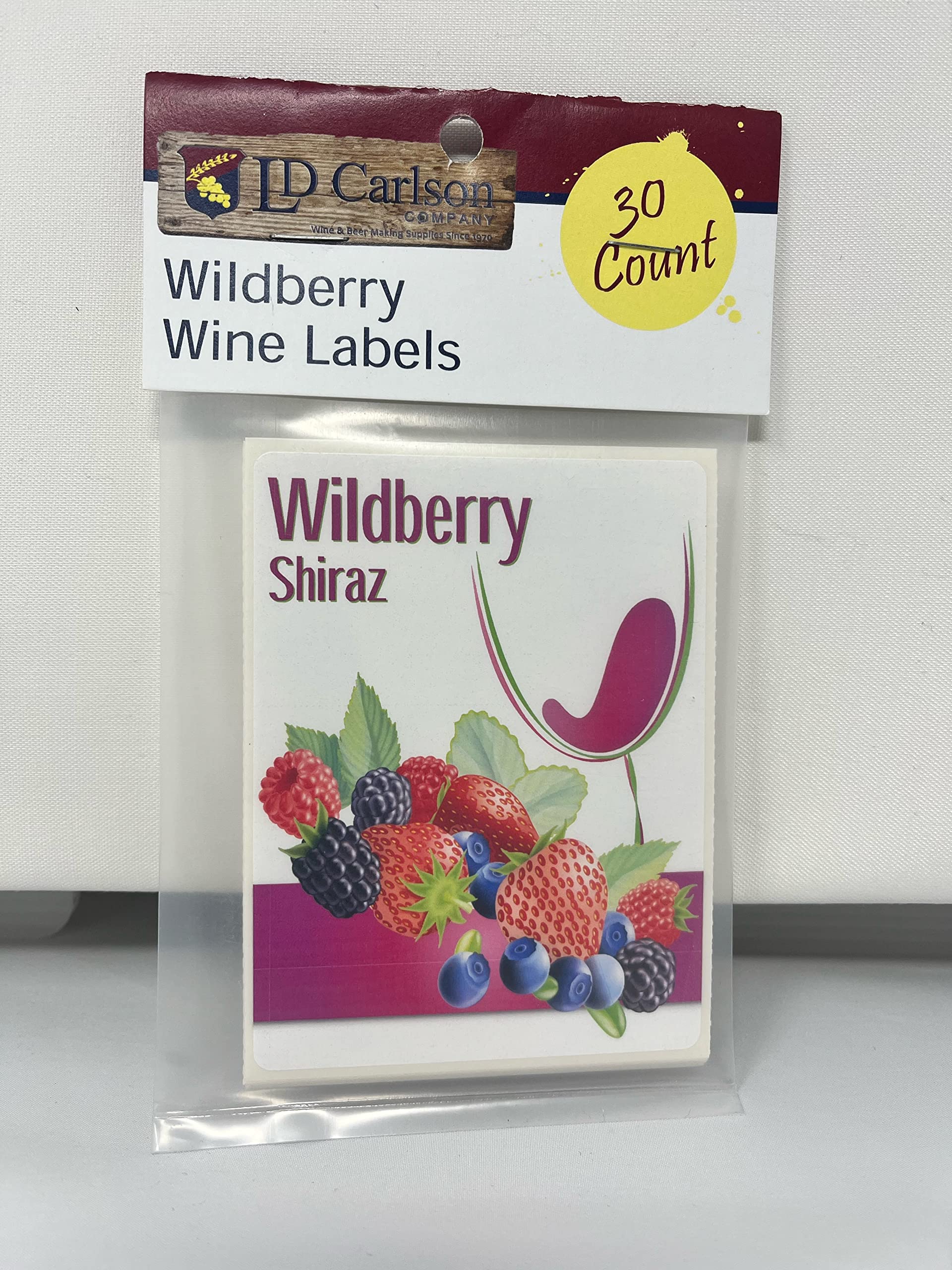 Wildberry Shiraz Wine Label