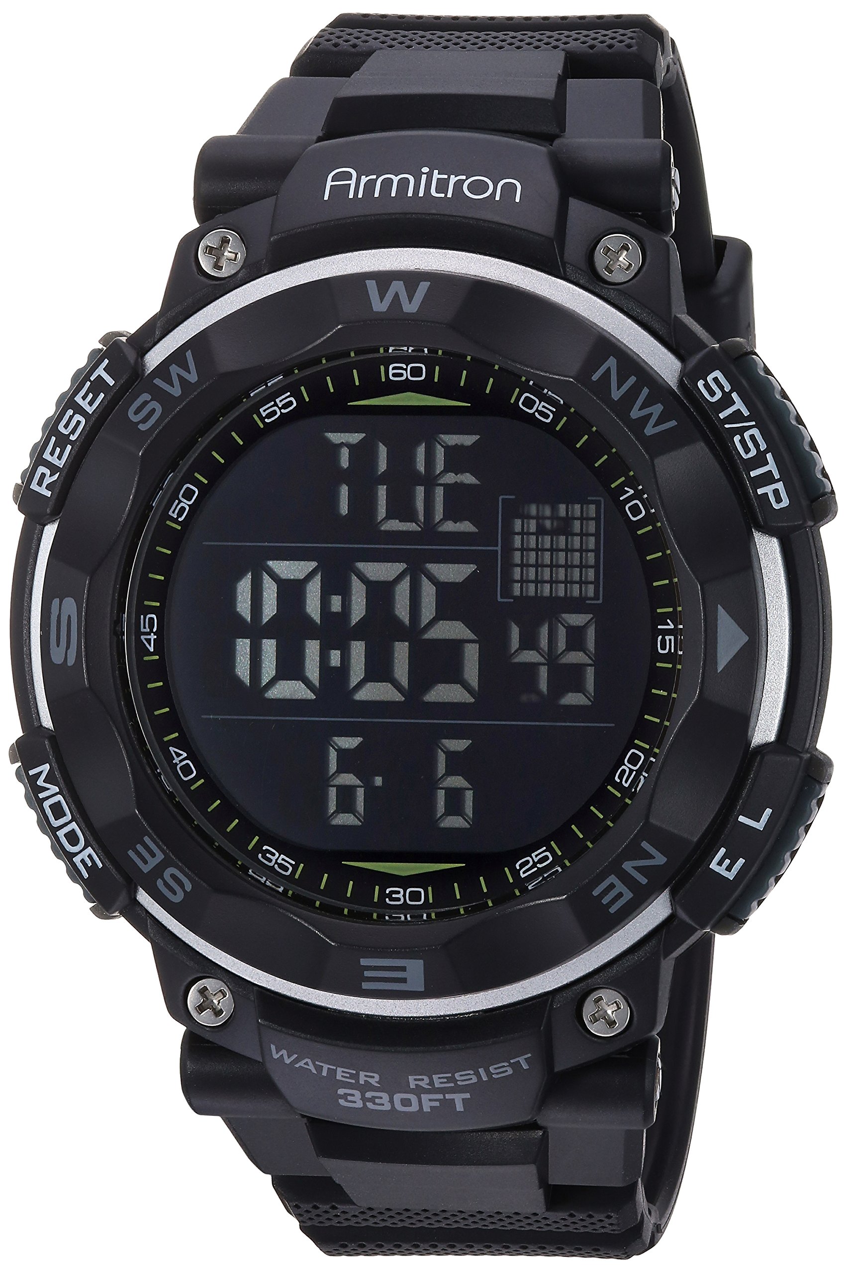 ArmitronSport Men's 40/8254BLK Black Digital Chronograph Watch