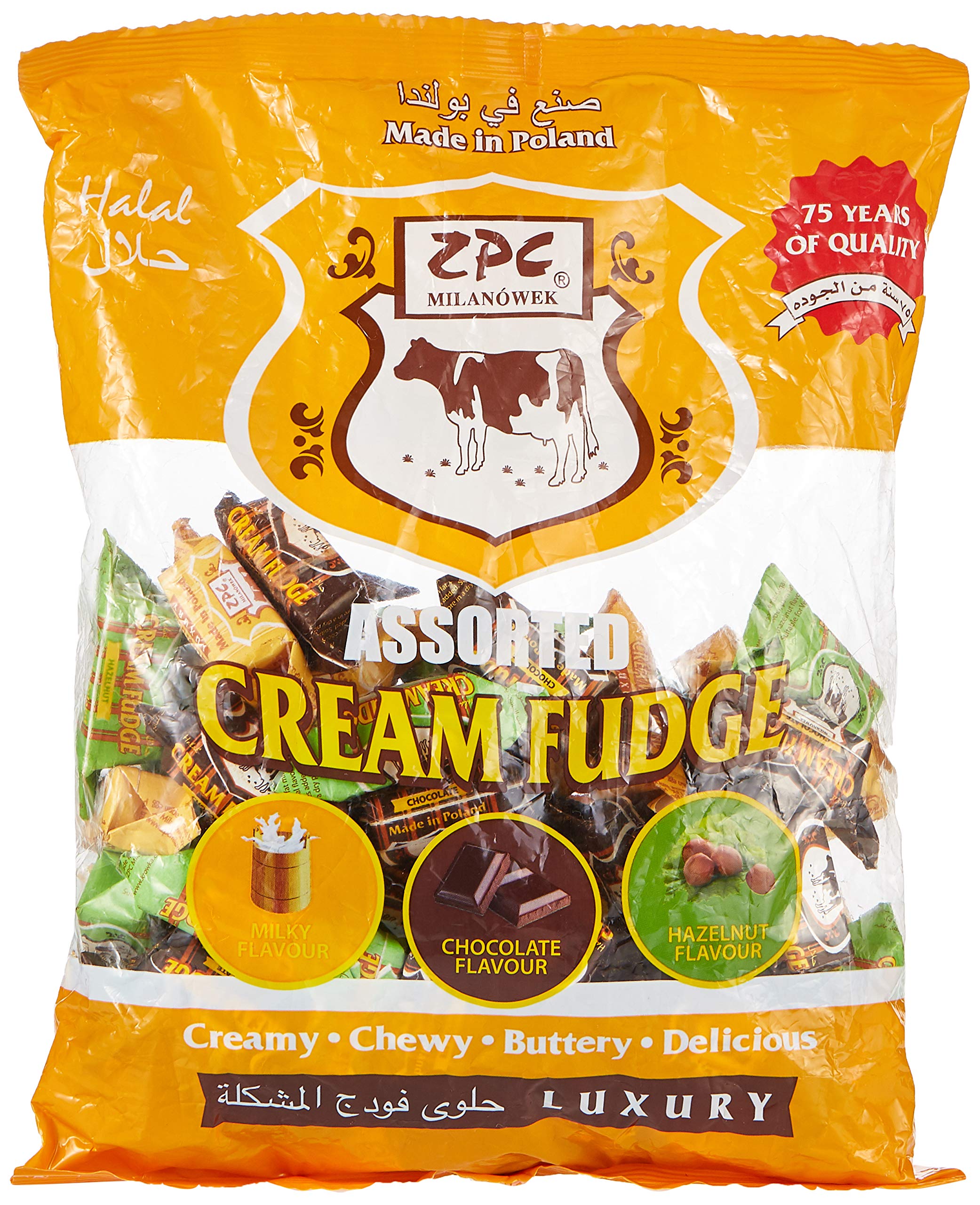 Zpc Milanówek Assorted Cream Fudge, 775 gm