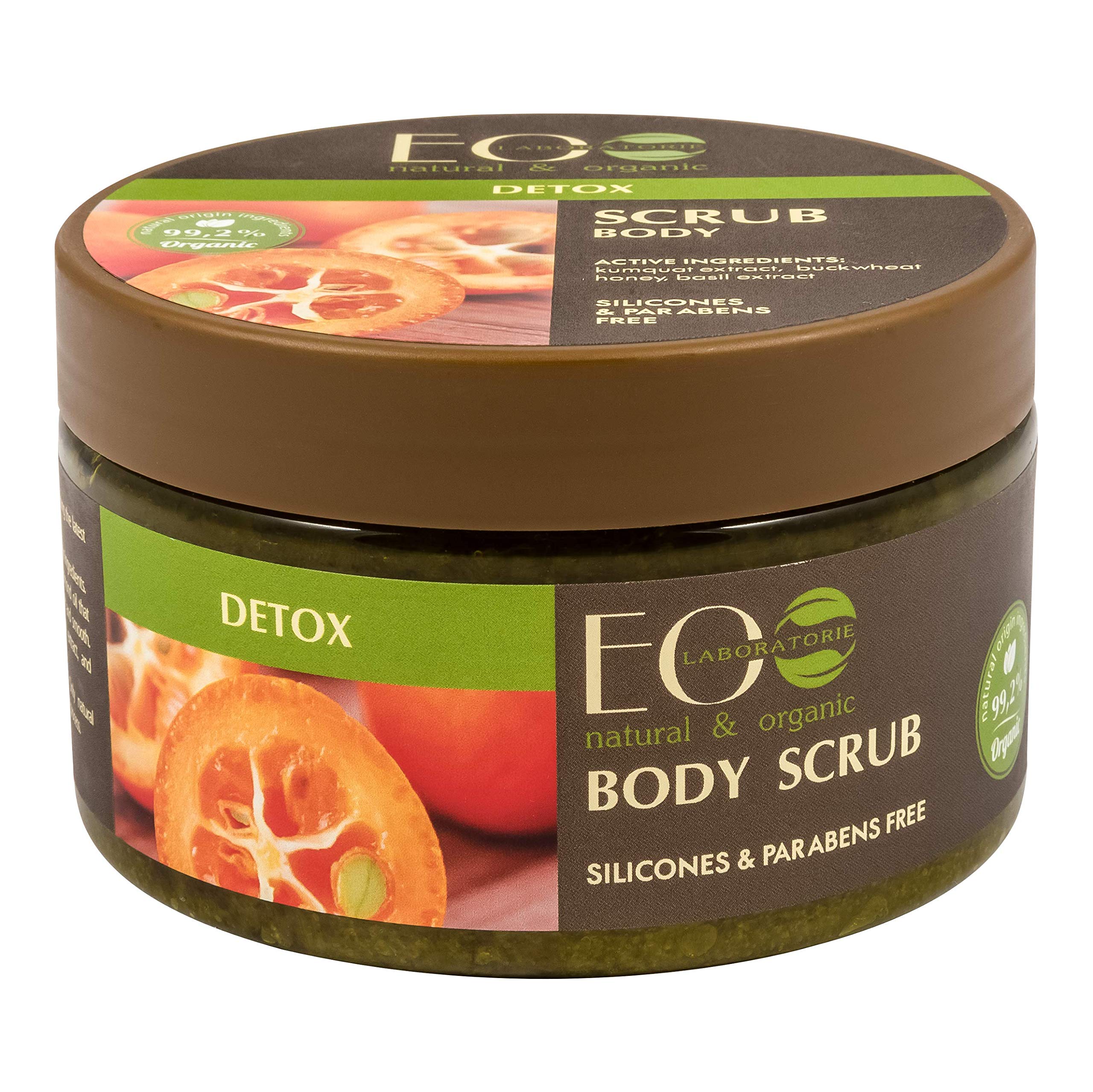 EO LaboratorieOrganic Sugar Body Scrub Detox With Kumquat Extract - Silicons & Parabens Free