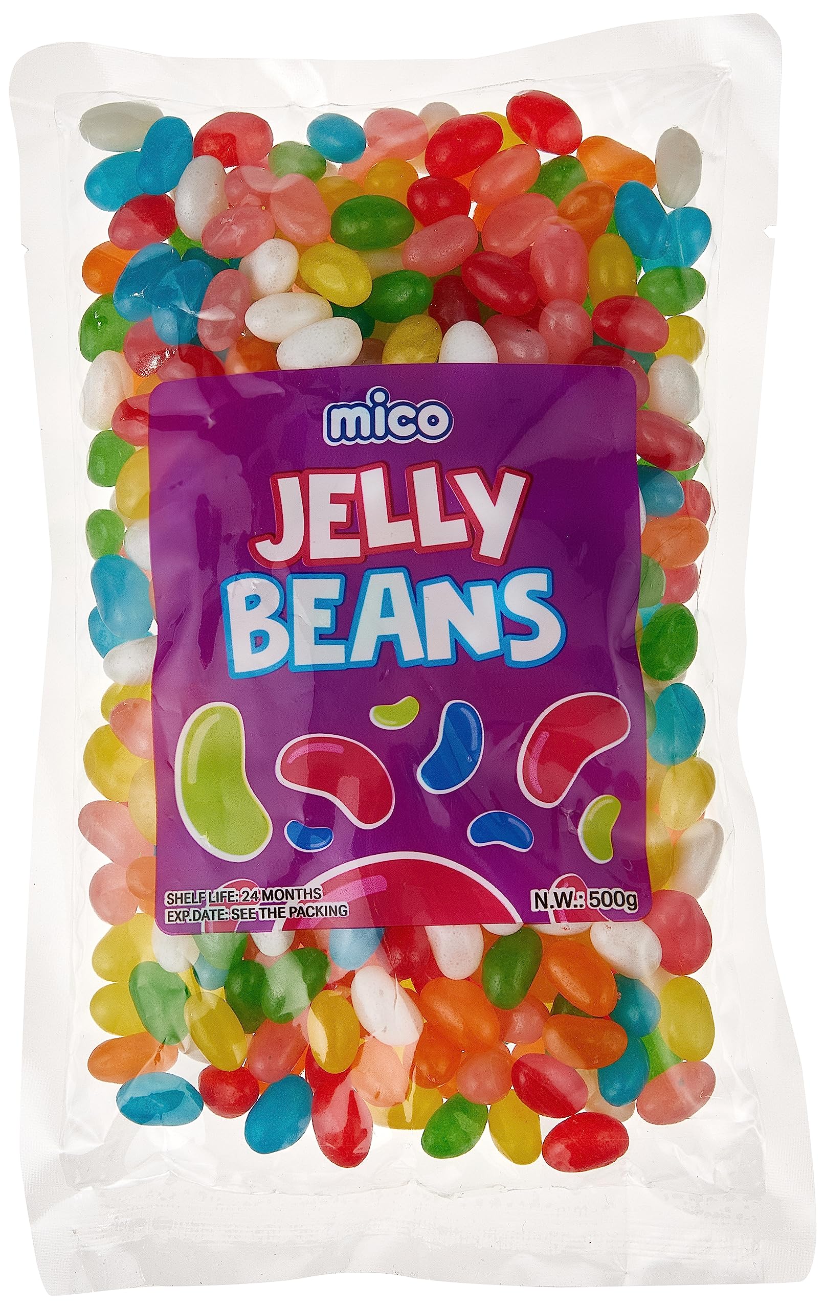 MICOJelly Beans Assorted Fruit Taste Bag 500G