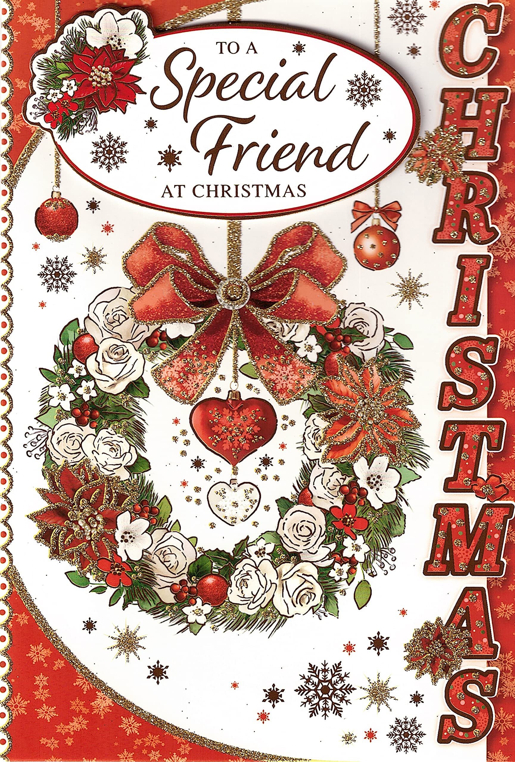 to A Special Friend Christmas Card - Size 6" X 9"