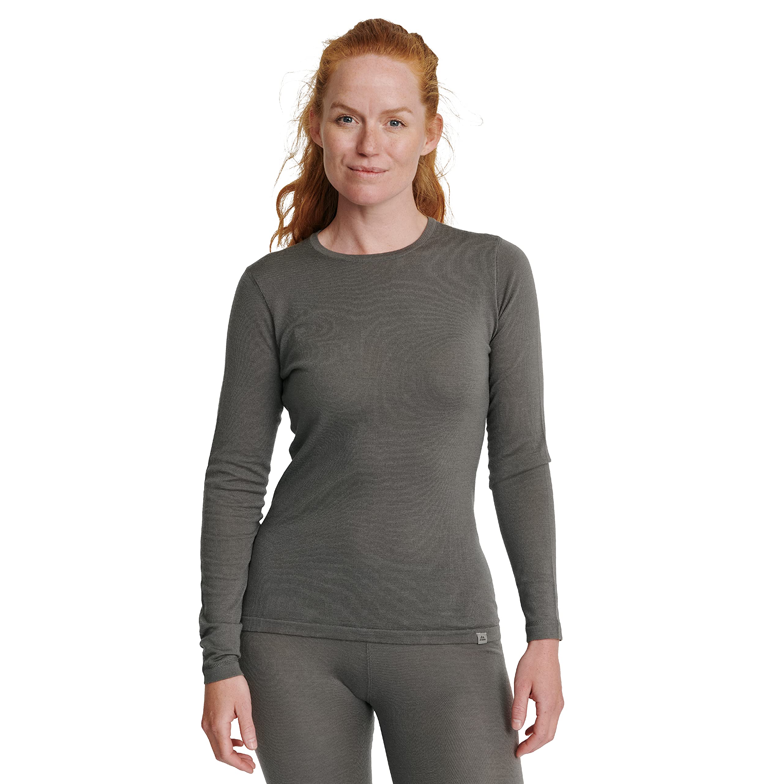 DANISH ENDURANCE Merino Wool Base Layer Shirt for Women, Thermal Long Sleeve