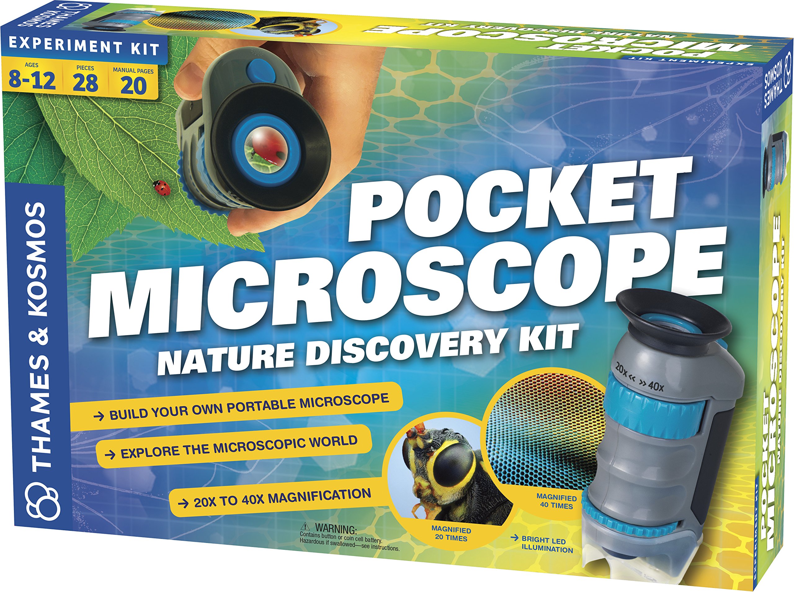 Thames & Kosmos Pocket Microscope: Nature Discovery Kit