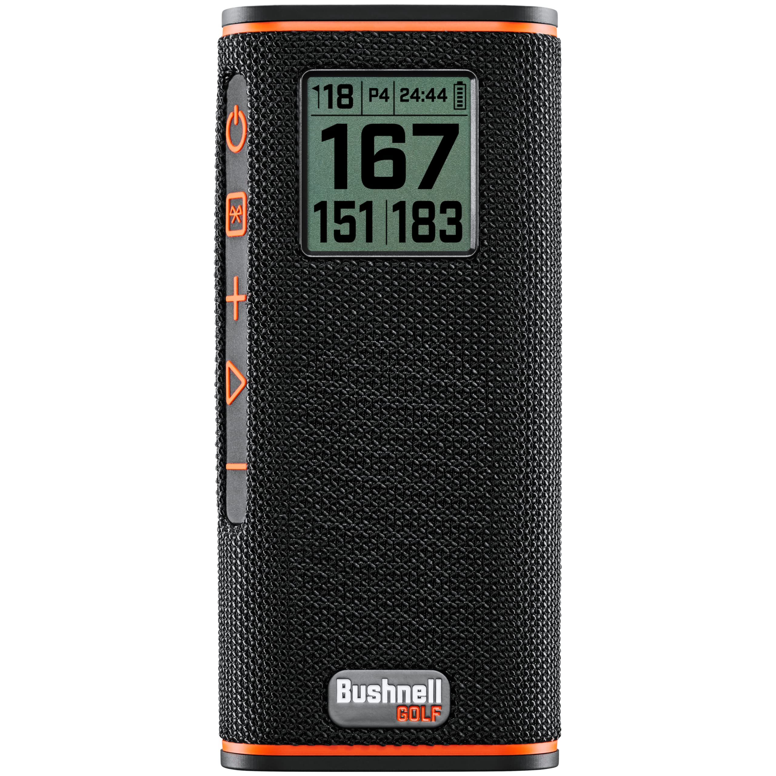 Bushnell Golf Wingman View Golf GPS Speaker - Visible GPS, View Hazards & Green Distances, Magnetic BITE Mount, 10 Hour Battery Life