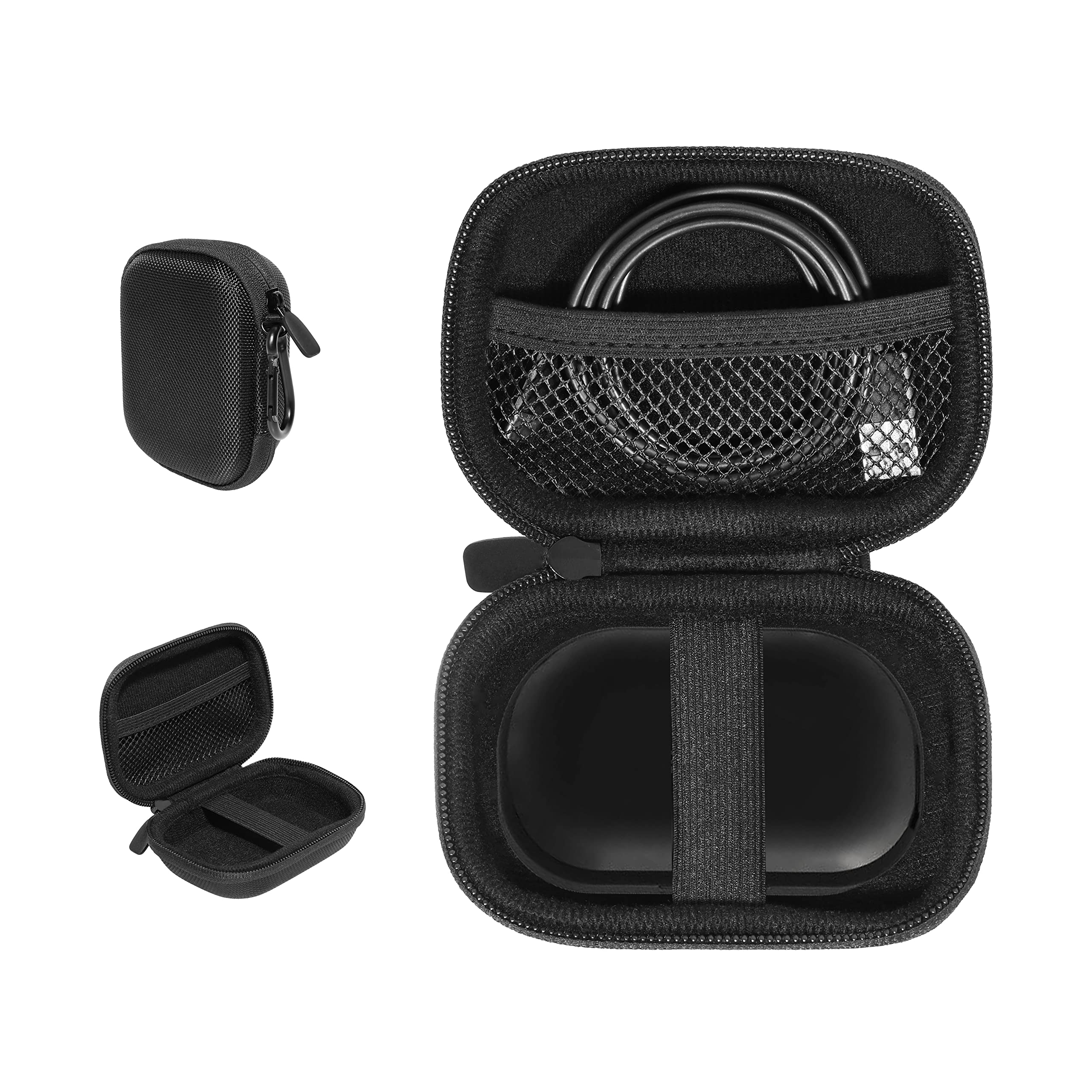 Alltravel True Wireless Earbuds Case for APEKX, TOZO T10, BMANI-VEATOOL, Occiam, Tribit (Black)