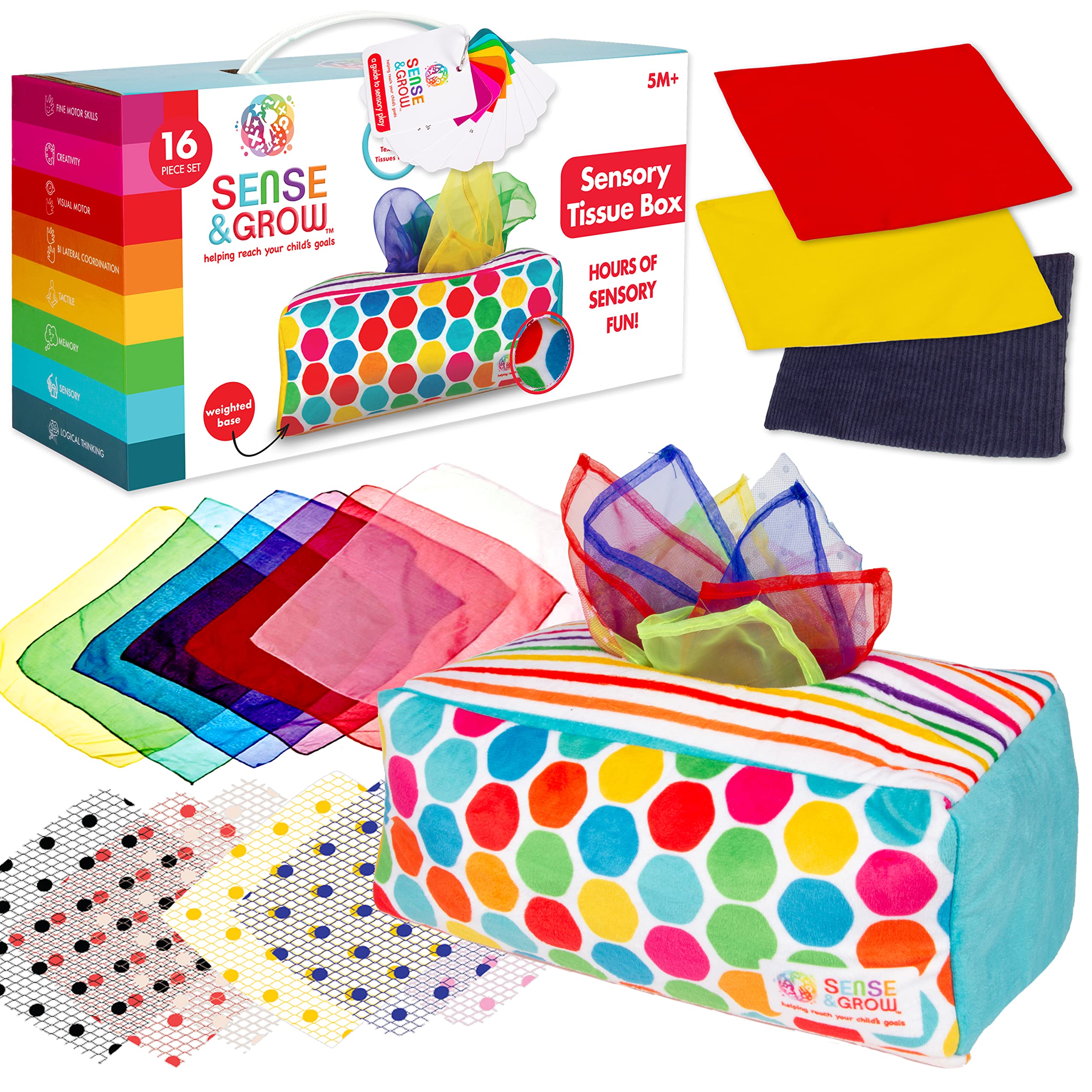 Creative Kids Sense & Grow Sensory Magic Tissue Box