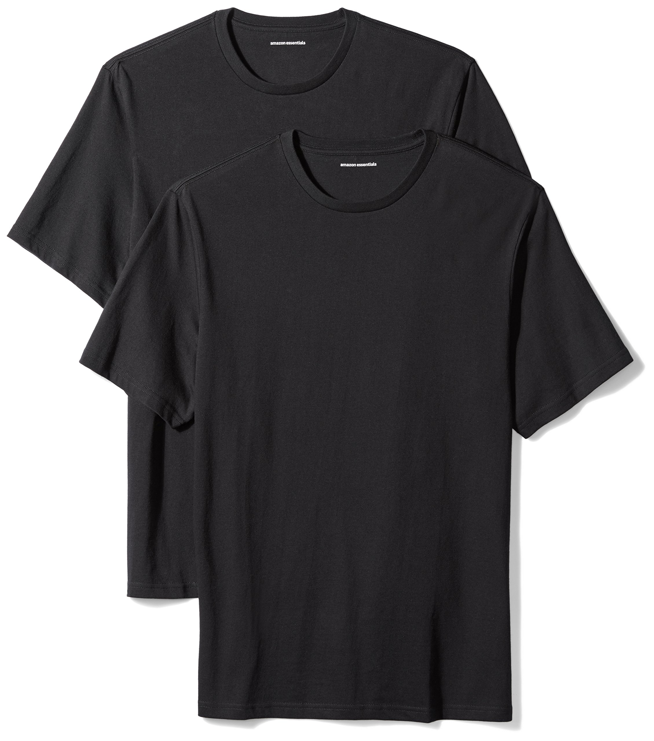 Amazon Essentials Men's 2-Pack Regular-Fit Short-Sleeve Crewneck T-Shirt