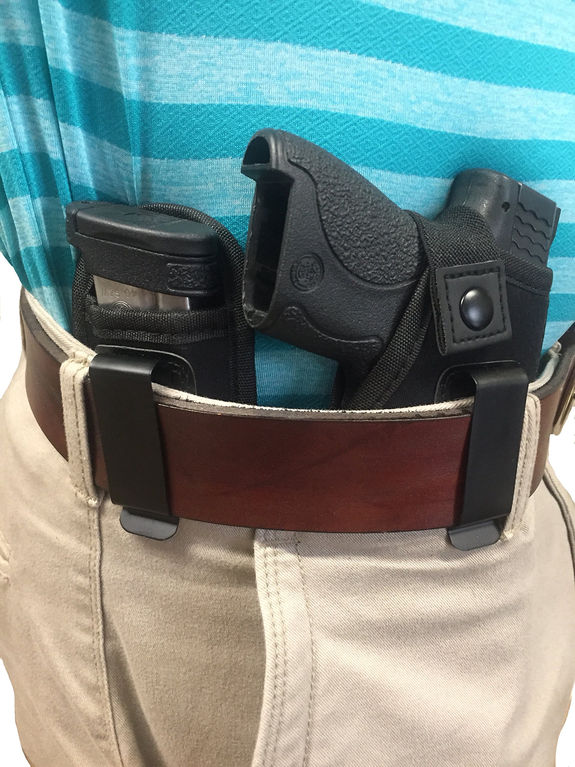 Concealed Carry Holster IWB Inside The Waistband with Extra Mag Holster Fits SCCY CPX1 and CPX2