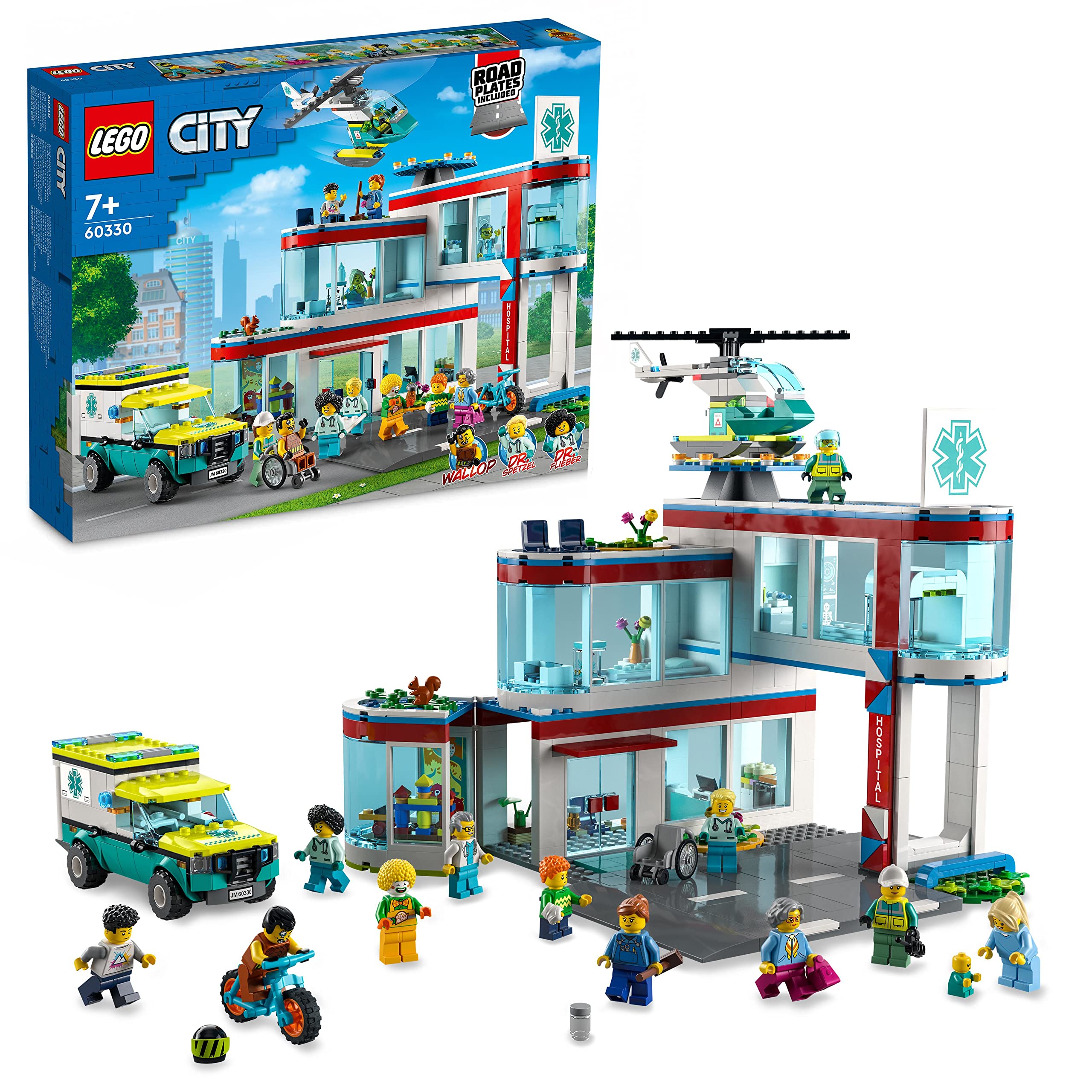 LEGO LEGO® City Hospital 60330 Building Kit (816 Pieces)