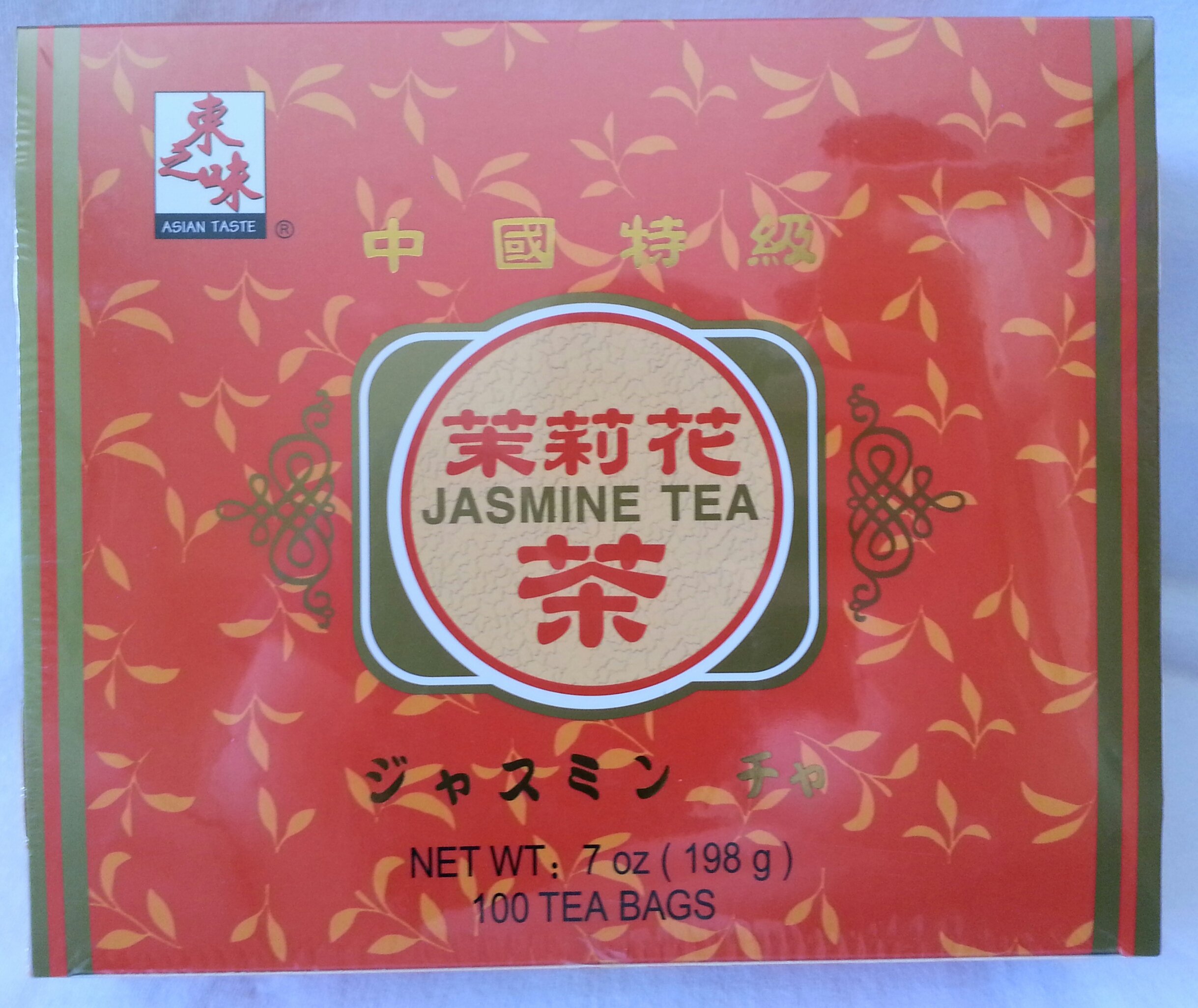 Asian TasteJasmine Tea Box (100 Tea Bags), 7 oz