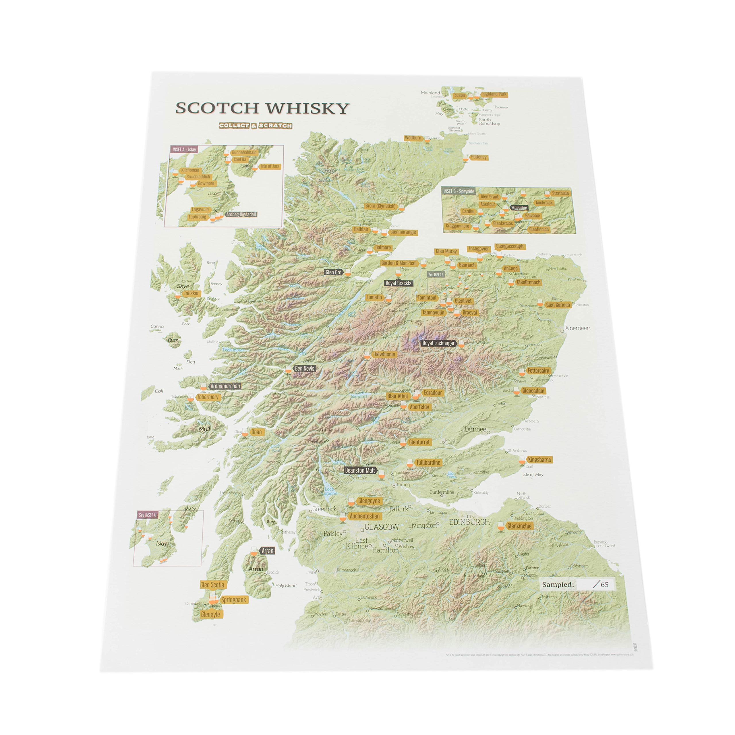 Whisky Distilleries Collect and Scratch Print