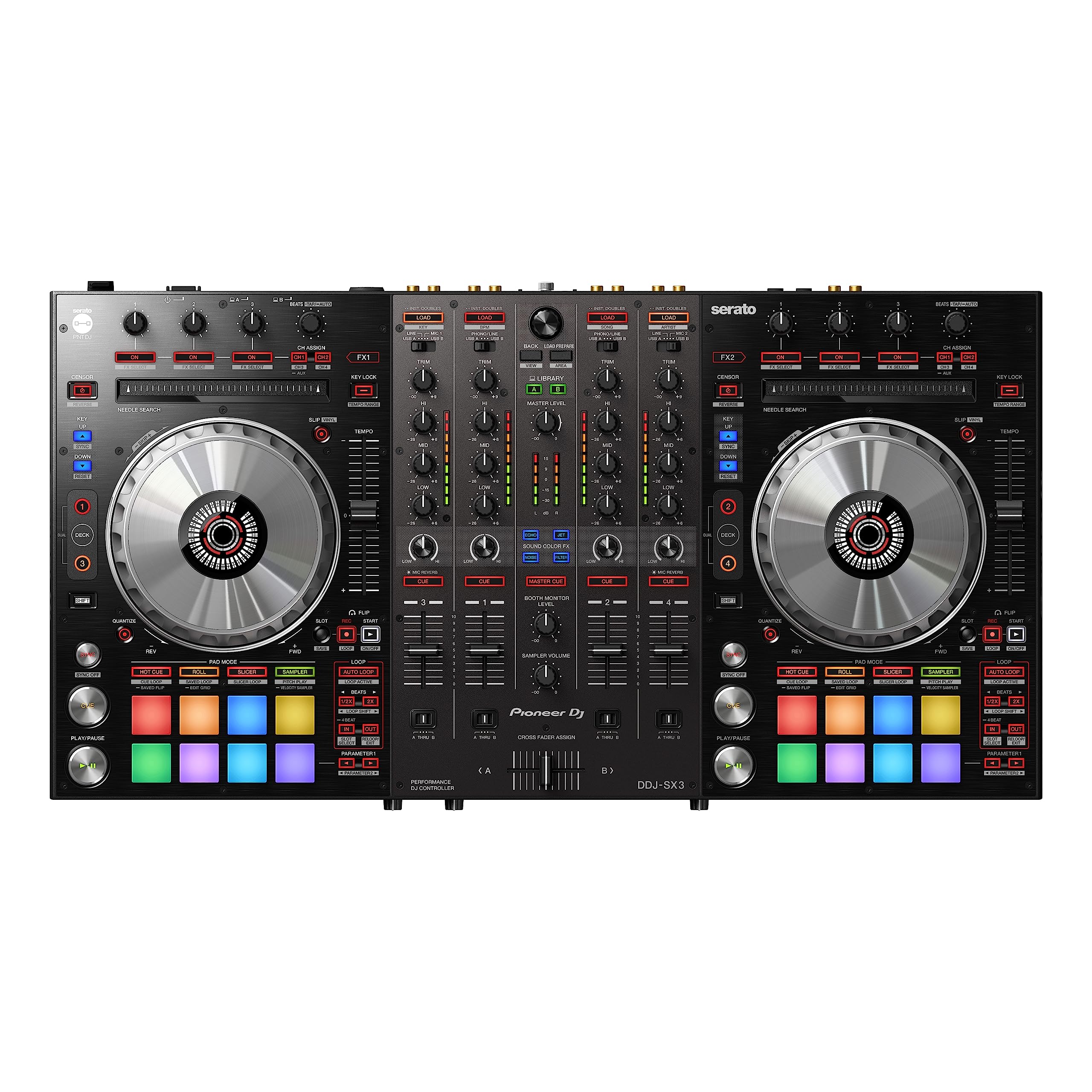 PIONEER 4 CH DJ CONTROLLER SERATO DJ PRO