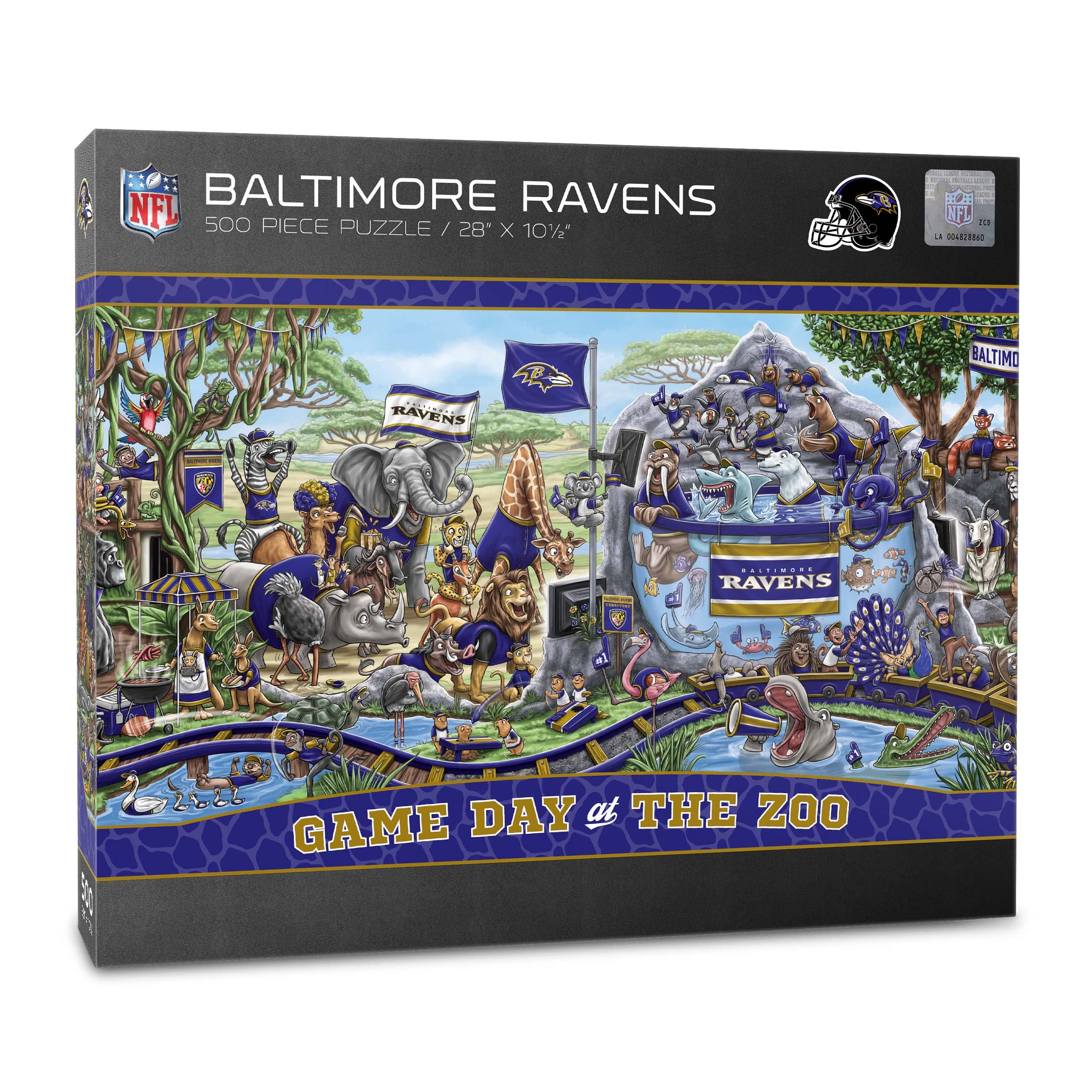 YouTheFan NFL Game Day at The Zoo 500pc Puzzle