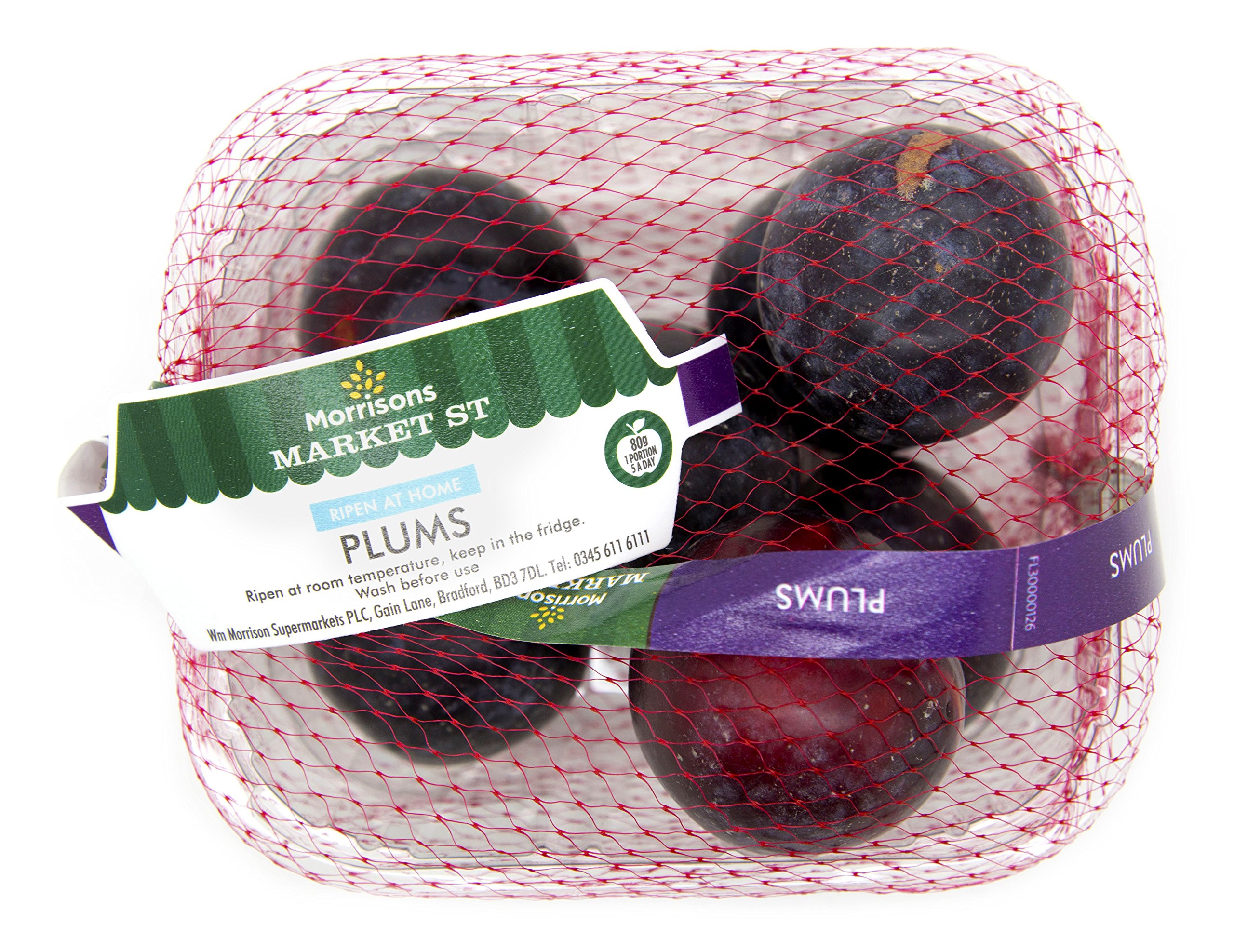 Morrisons Plum Punnet, 400g