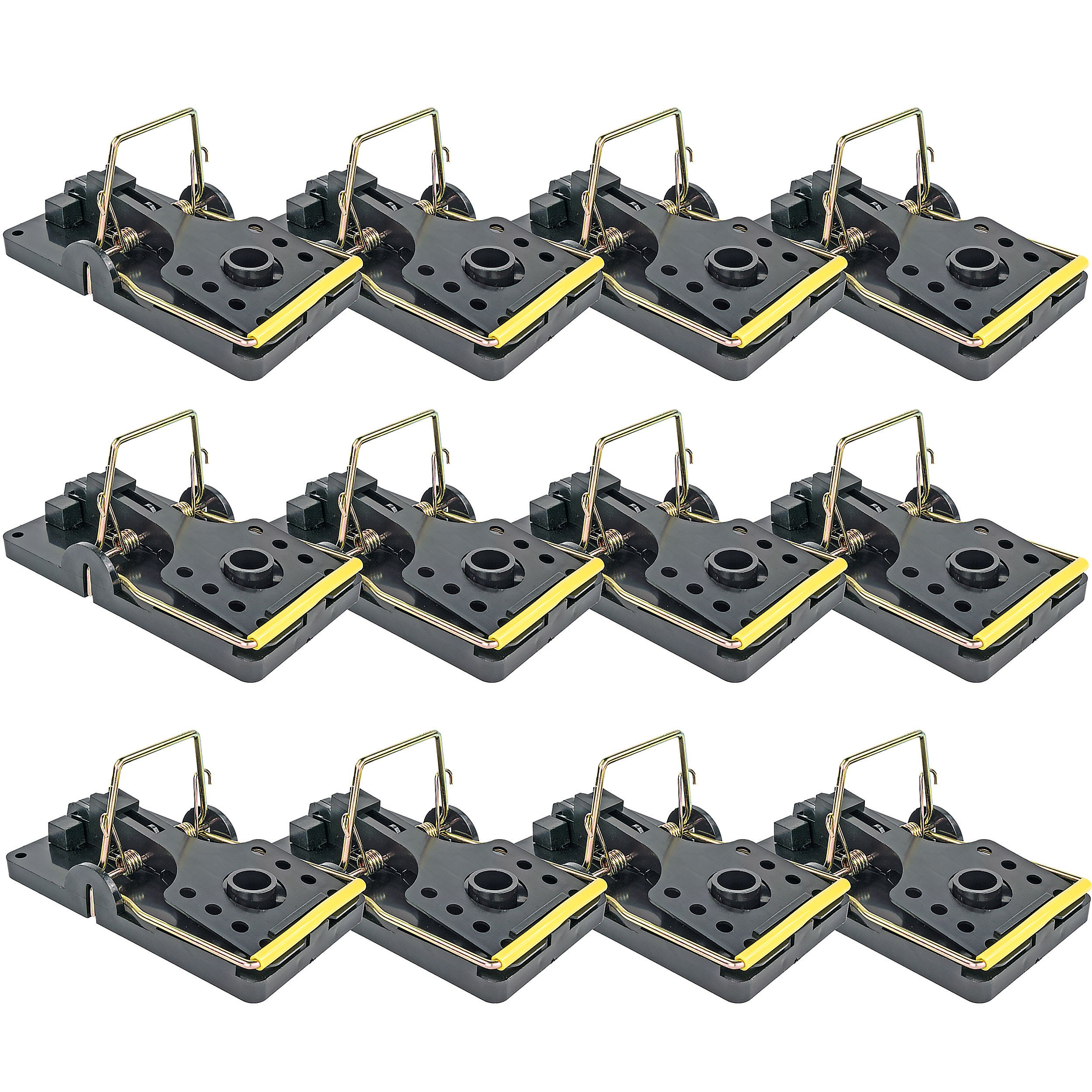 iTrap  iTrap-002-S4-3PK Easy Set Mouse Control Rat Snap Trap, Set of 12