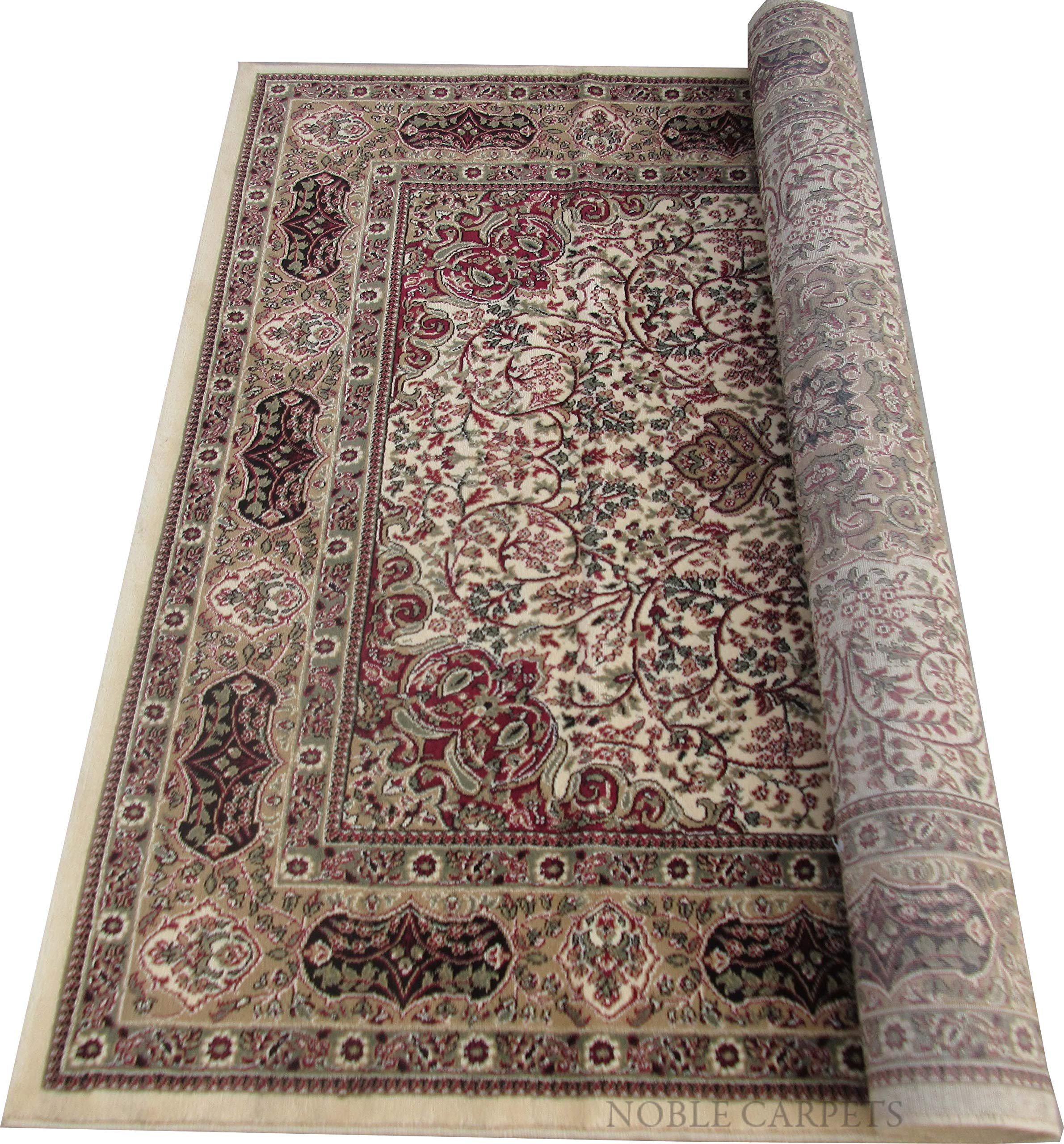 NOBLE CARPETS Traditional Carpet for Living Room with 1 inch Thickness 6 X 9 Feet