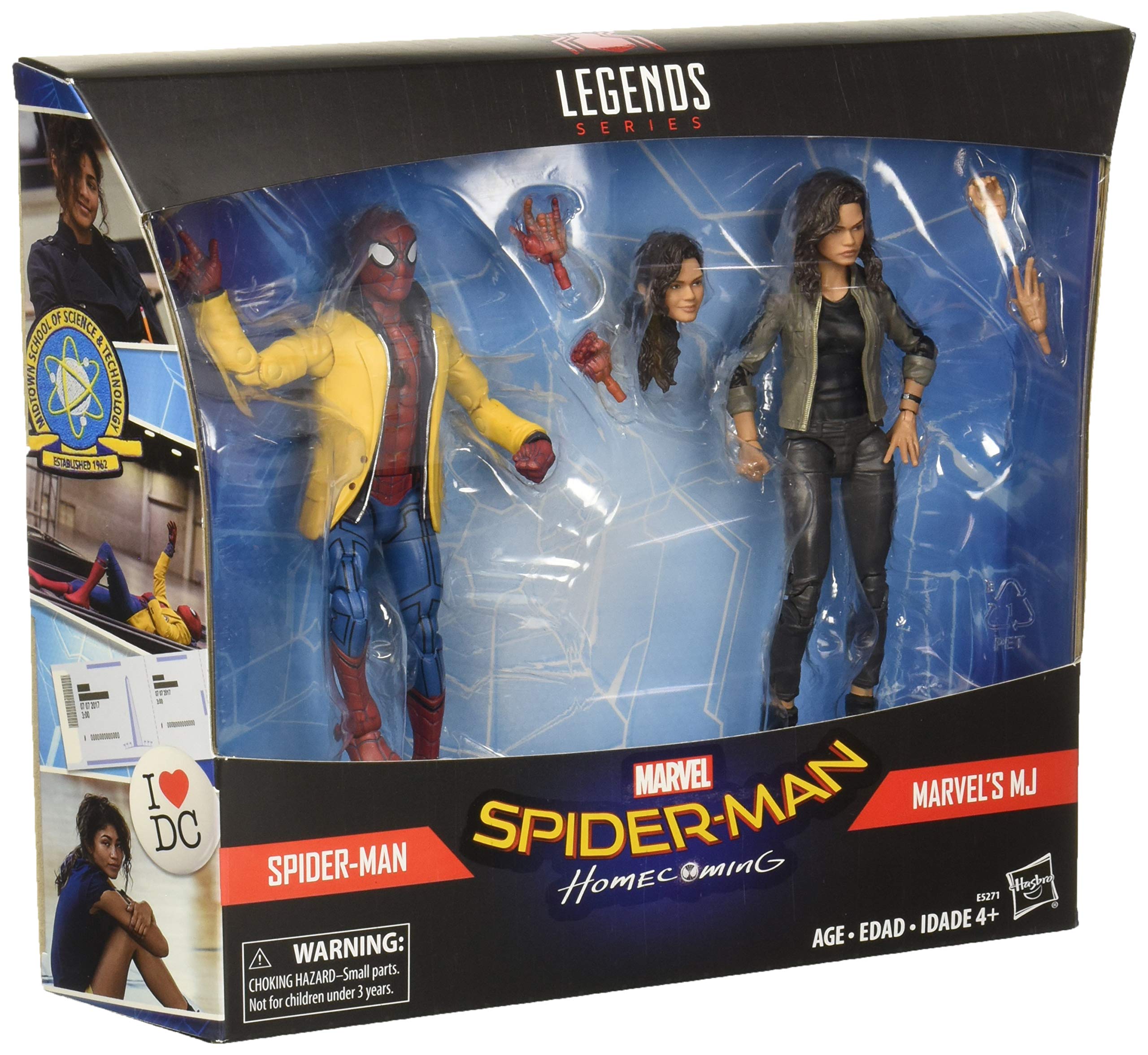 MarvelLegend 2-Pack Spider-Man Homecoming Spiderman and MJ