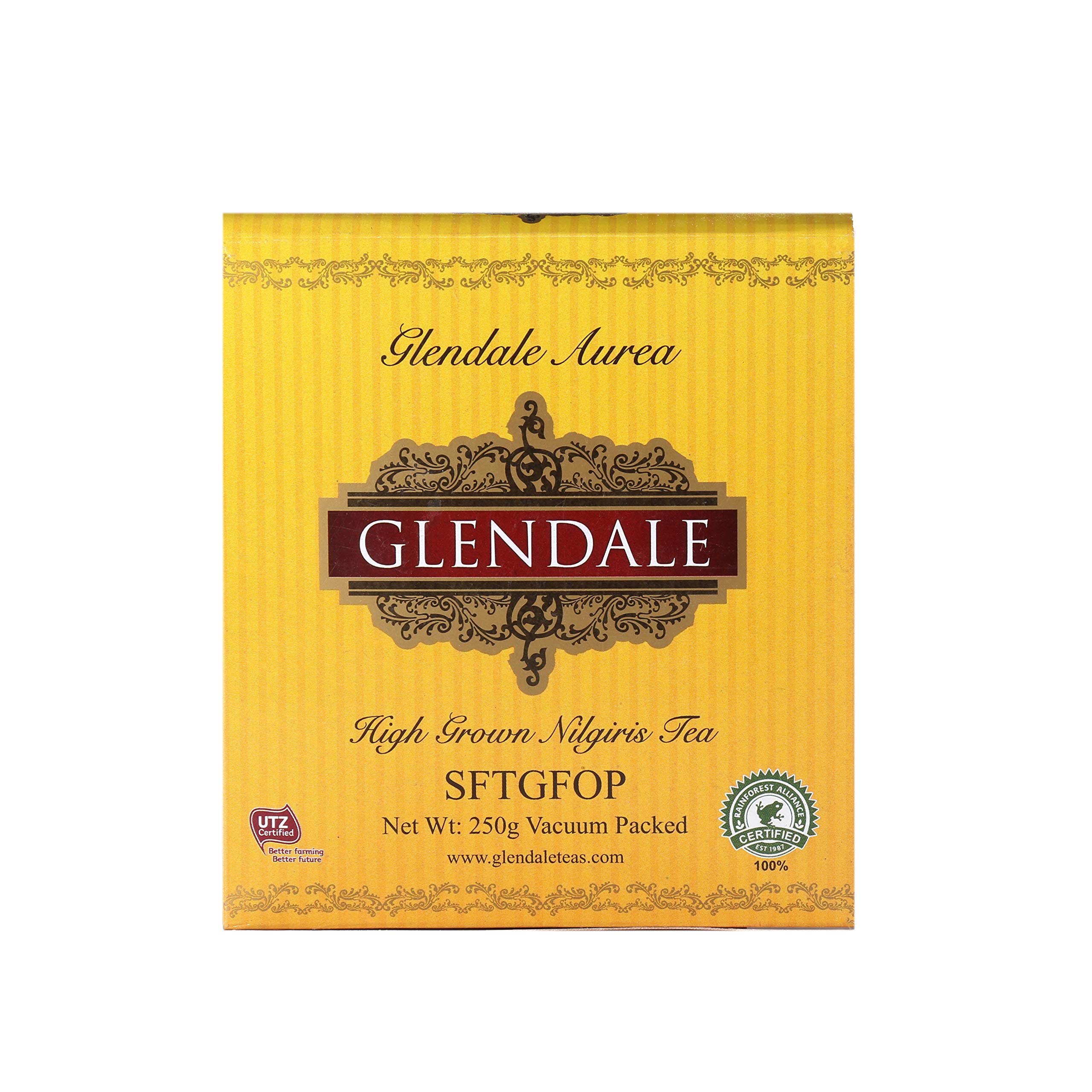 Glendale High Grown Nilgiris Tea - Fresh Nilgiris Tea SFTGFOP- Loose Leaf Nilgiris Tea powder - Single Garden Nilgiris Tea loose leaves - Premium Nilgiris Tea - 250g