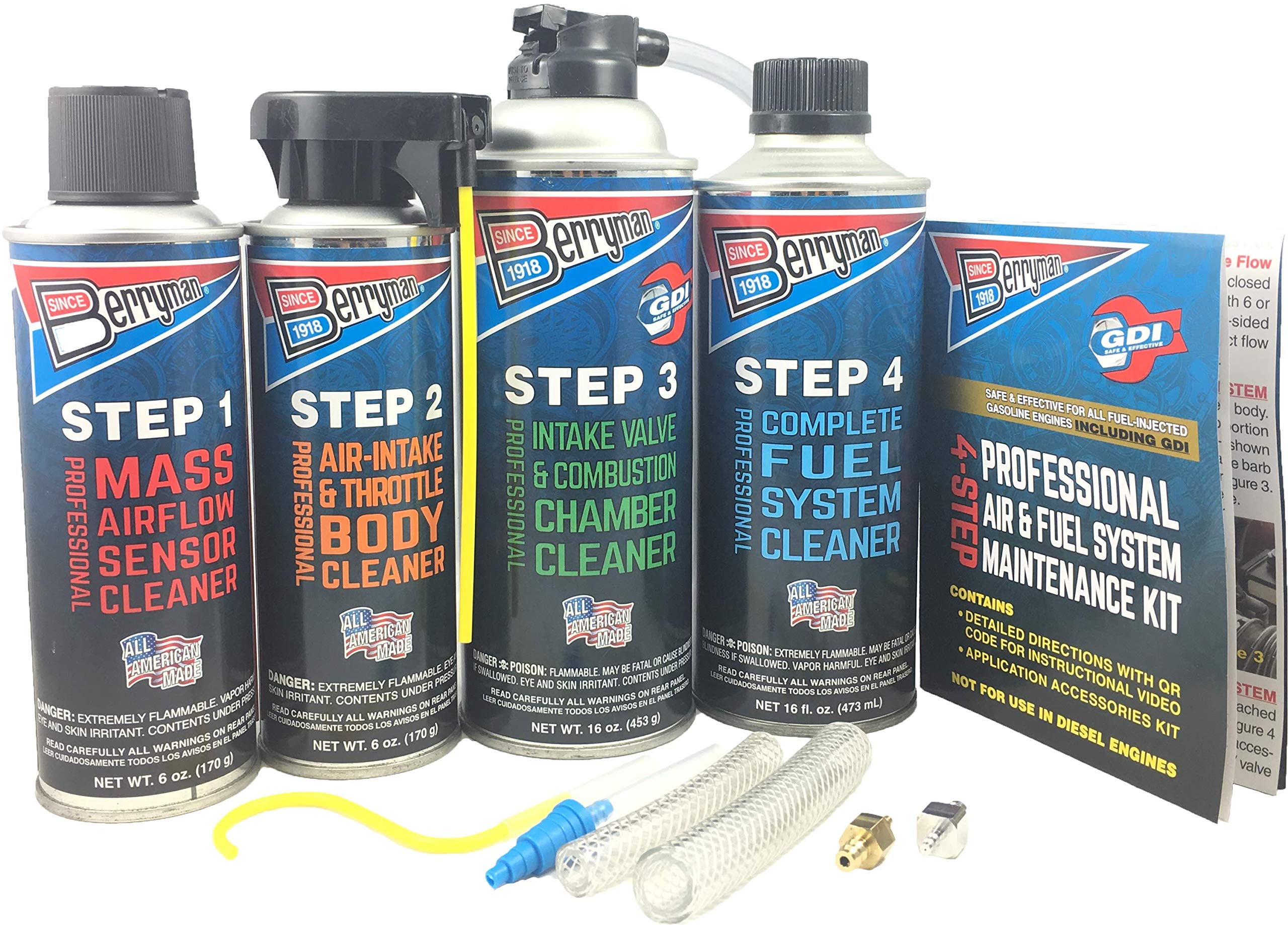 Berryman Products 2640 4-Step Professional Air & Fuel System Maintenance Kit, 4 Pack