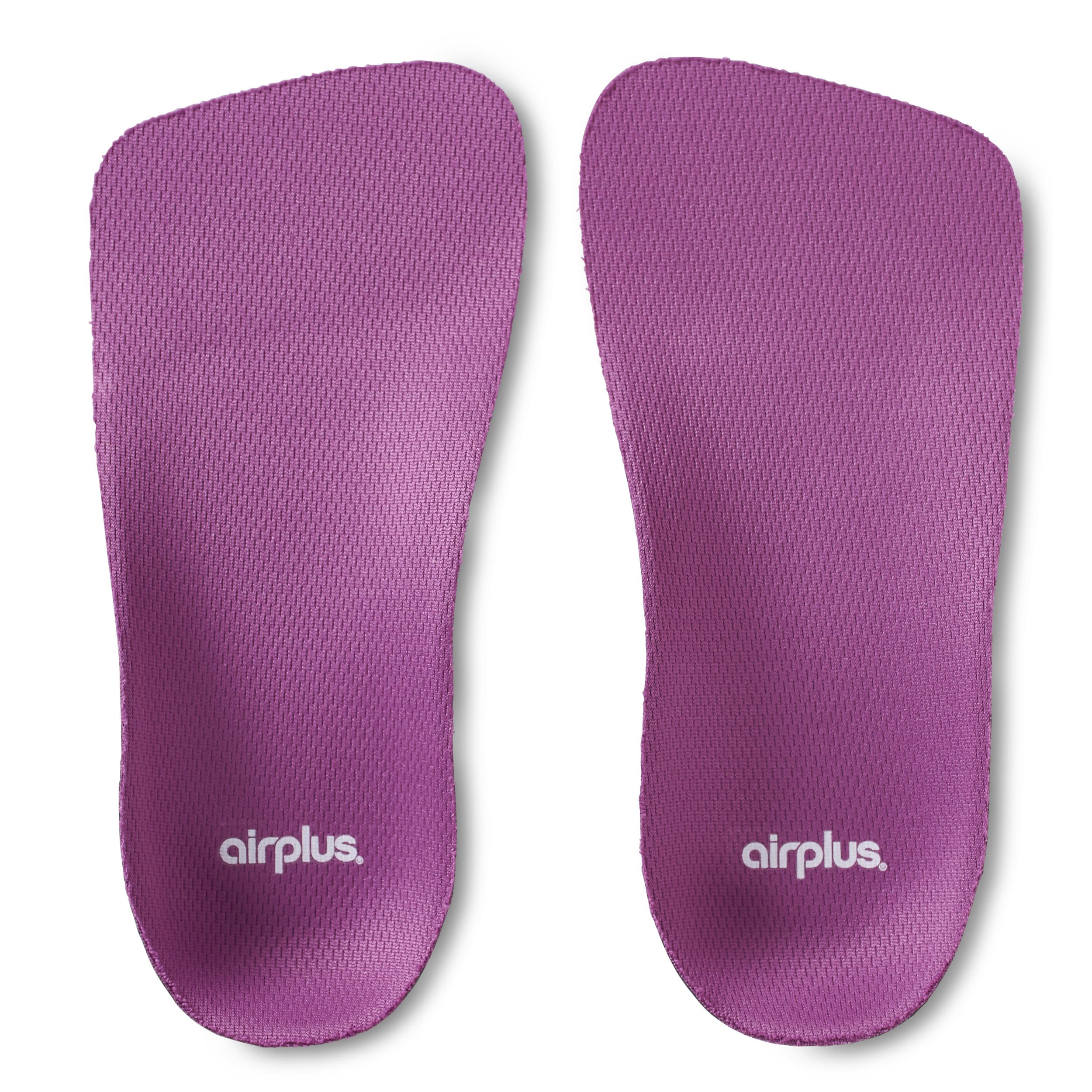 Airplus Plantar Fascia Orthotic Insoles – Precision Arch Support & Gel Cushioning for Heel Spurs, Plantar Fasciitis Relief, Foot Stability – Customizable Trim-to-Fit Design, Shock Absorbing, (1 Pair)