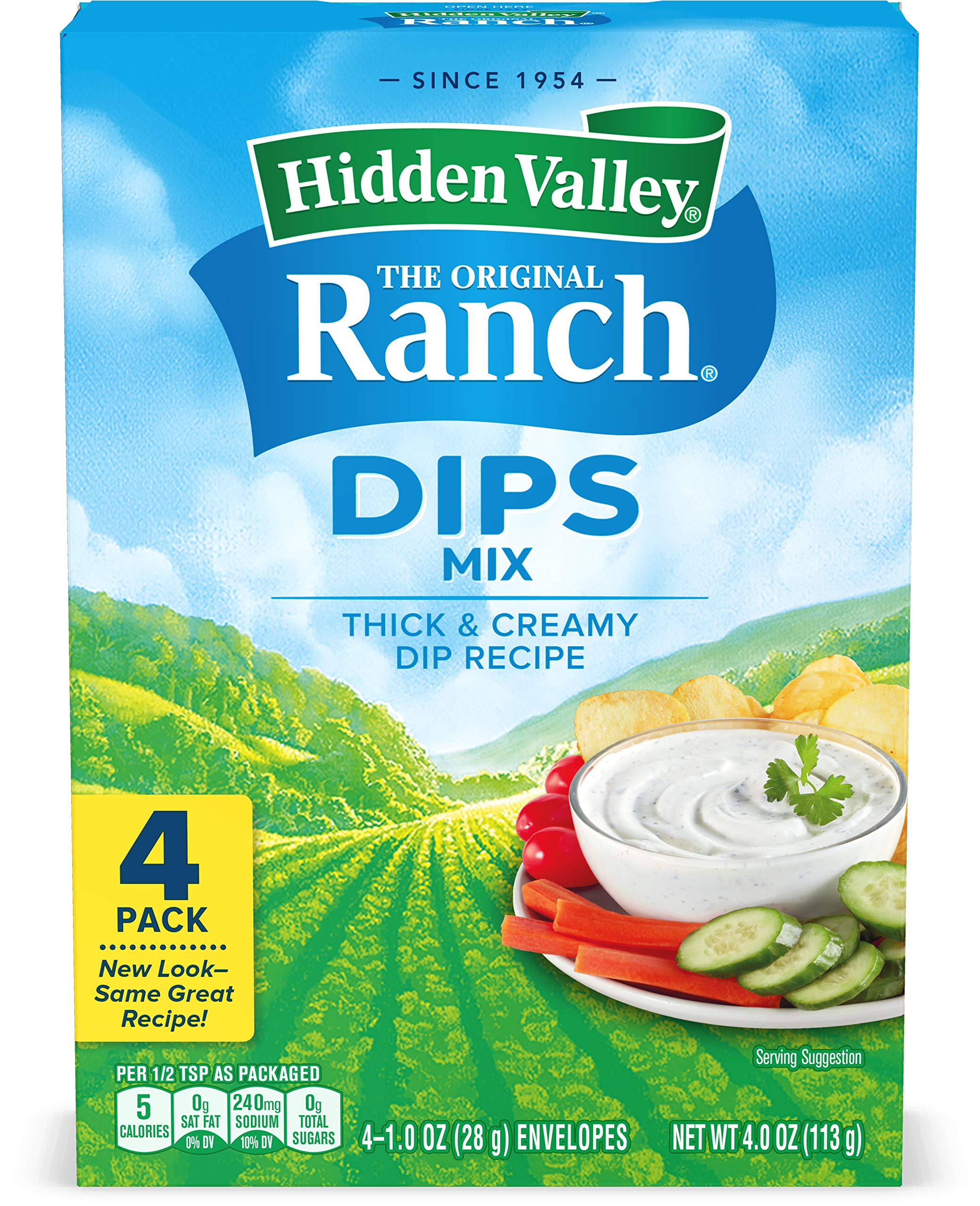 Hidden ValleyThe Original Ranch Dips Mix 4 Envelopes 113g