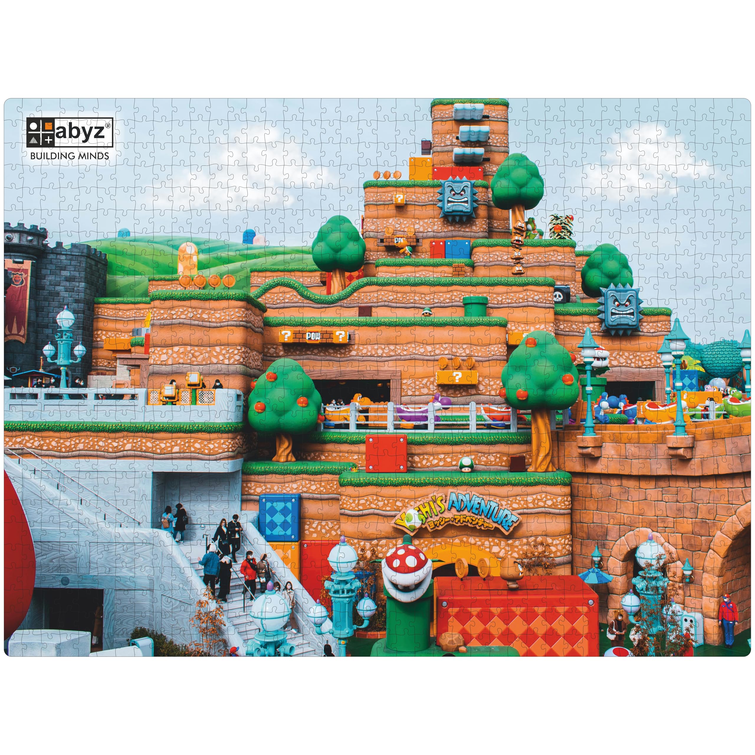 ABYZ Universal Studios Japan Wooden Puzzle Play and Learn Educational Wooden Jigsaw Puzzle 1000 Pieces | for Kids and Children Aged 14 and Above as Well as Adults