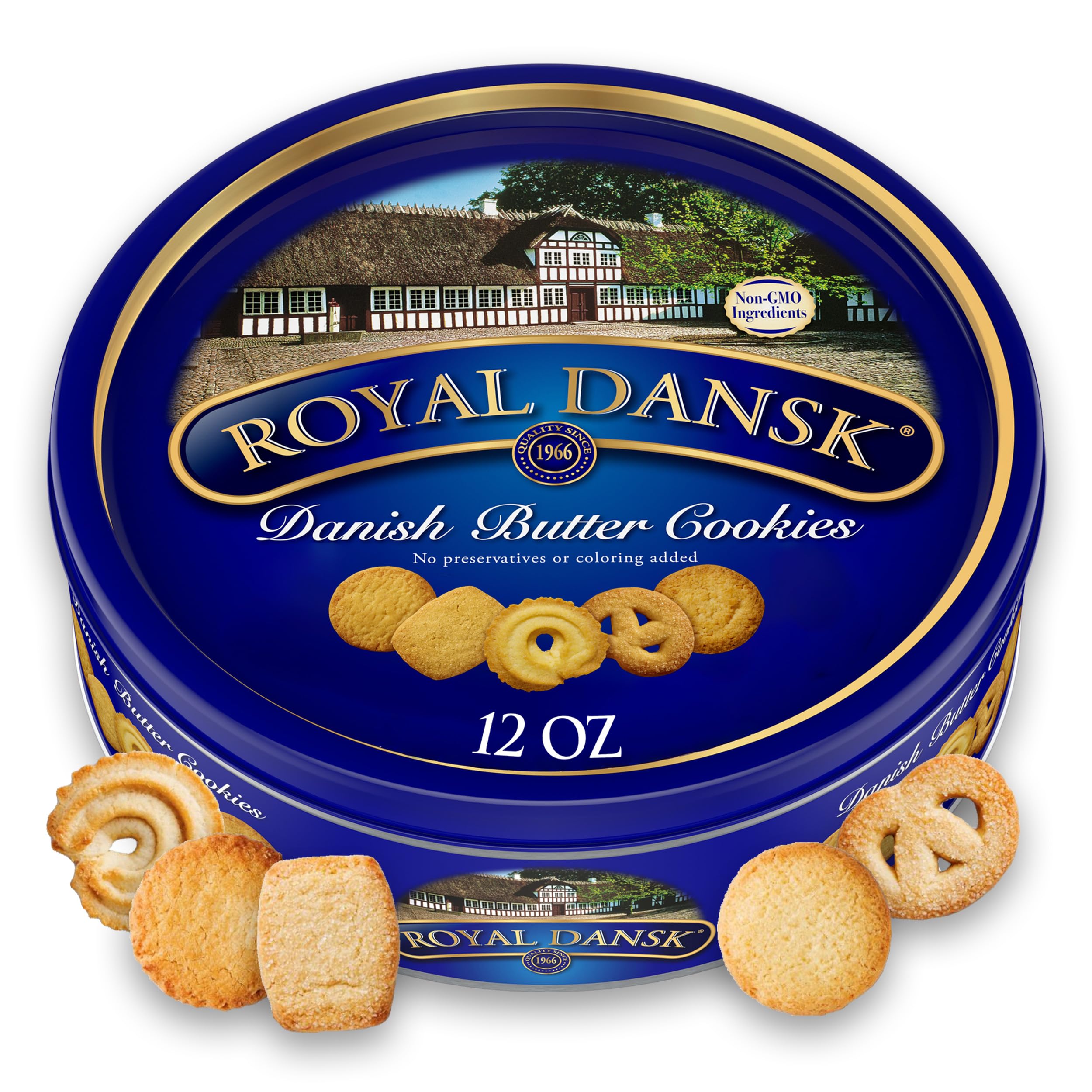 Royal DanskDanish Cookie Selection, No Preservatives or Coloring Added, 12 Oz. (Pack of 1)