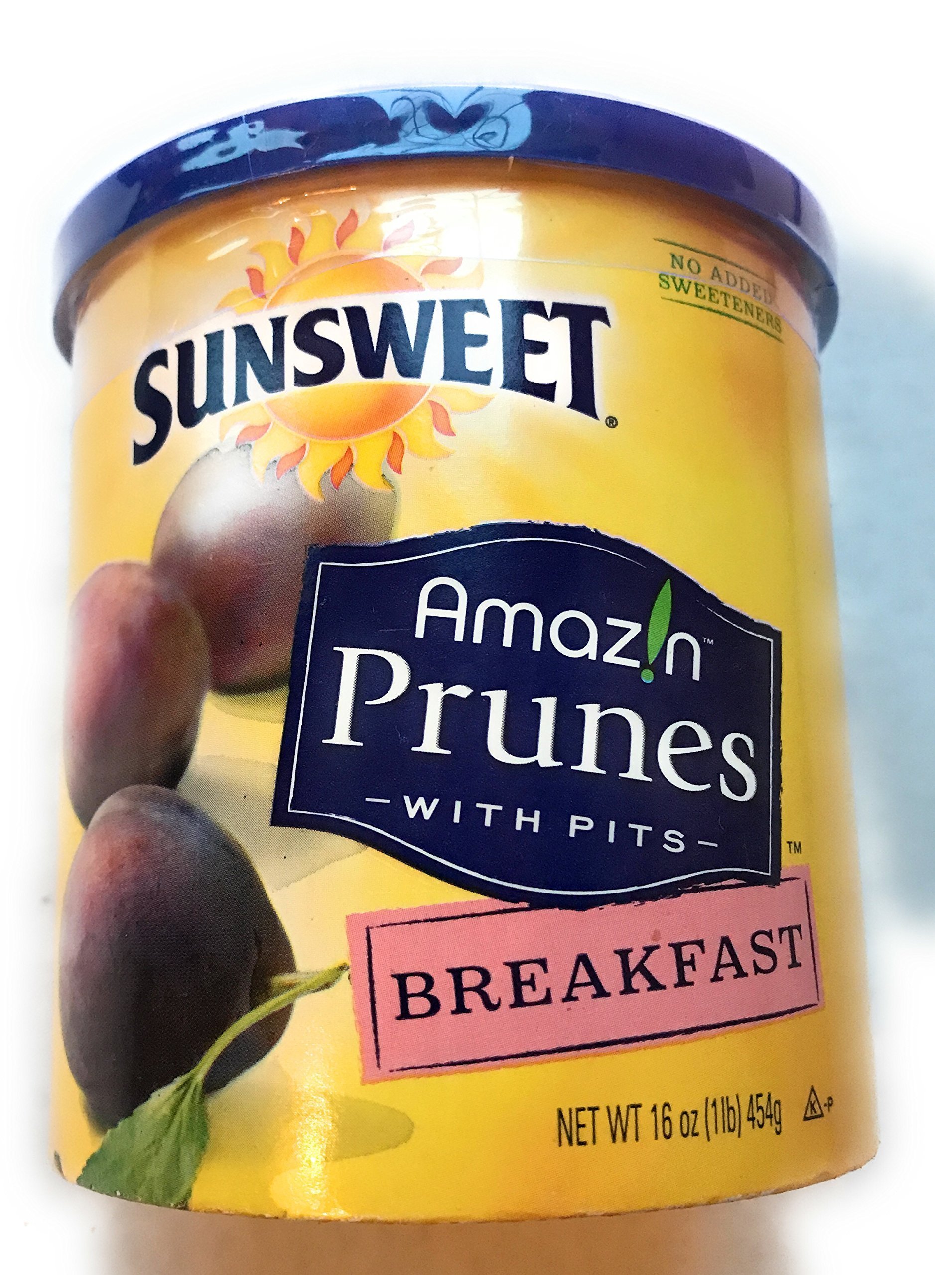 Sunsweet Amazin Prunes With Pits Breakfast Prunes 16 oz Container