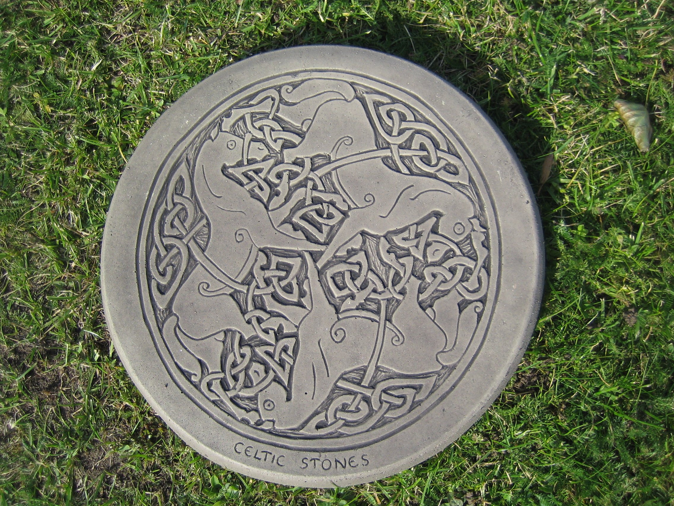 Celtic horse Stepping stone garden ornament