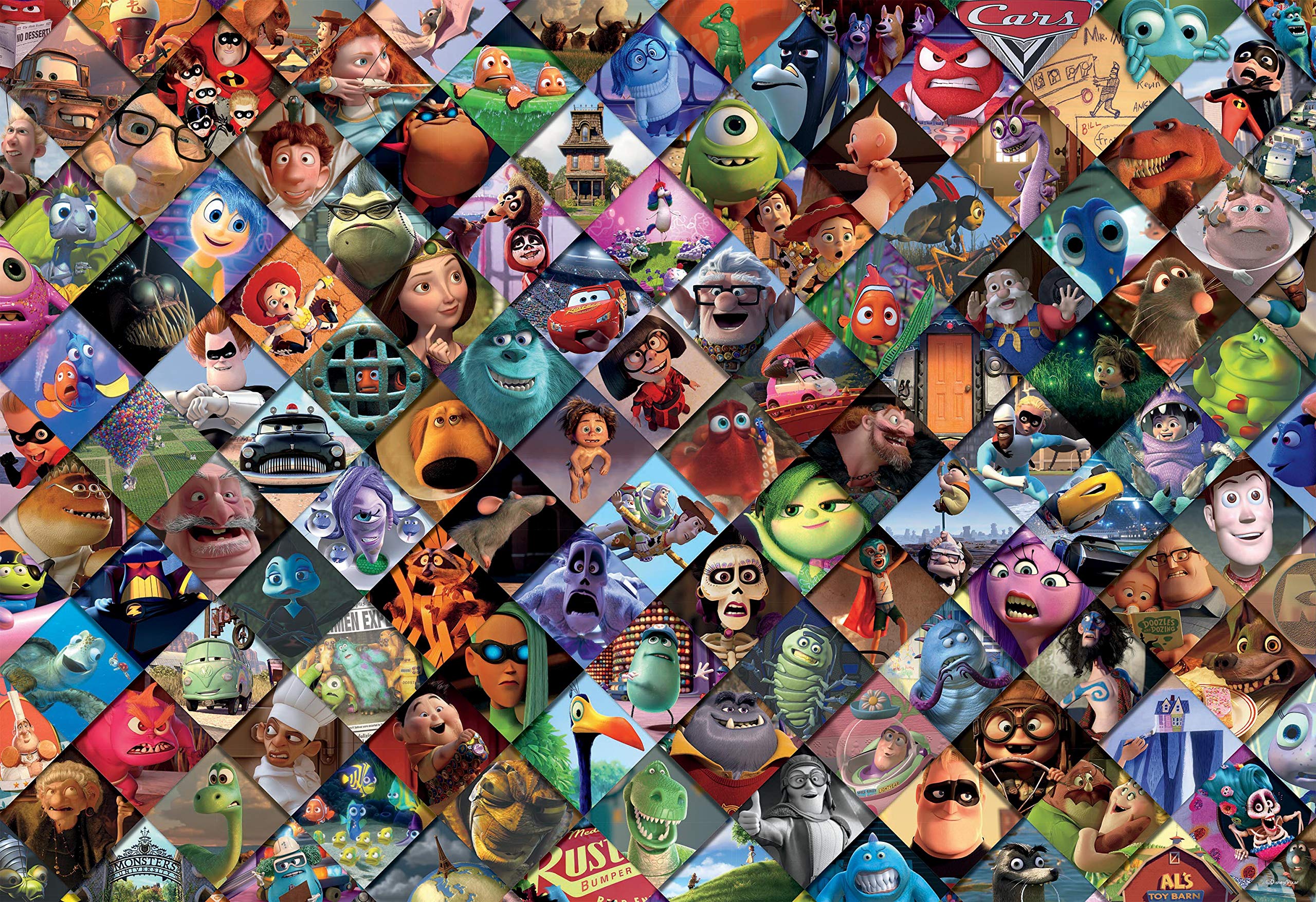 CeacoDisney/Pixar Clips - 2000 Piece Jigsaw Puzzle , 5"