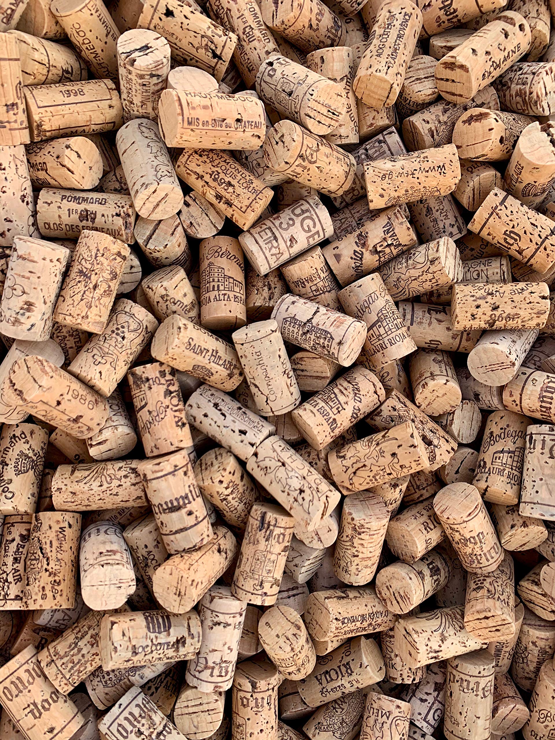 Wine Corks, ALTA Grade, New Authentic All Natural, Premium Printed Winery-Marked, Craft Grade Cork, Uncirculated, Uniform & Clean, DIY Crafting, Agglomerated & Natural Never Used/Recycled (50)