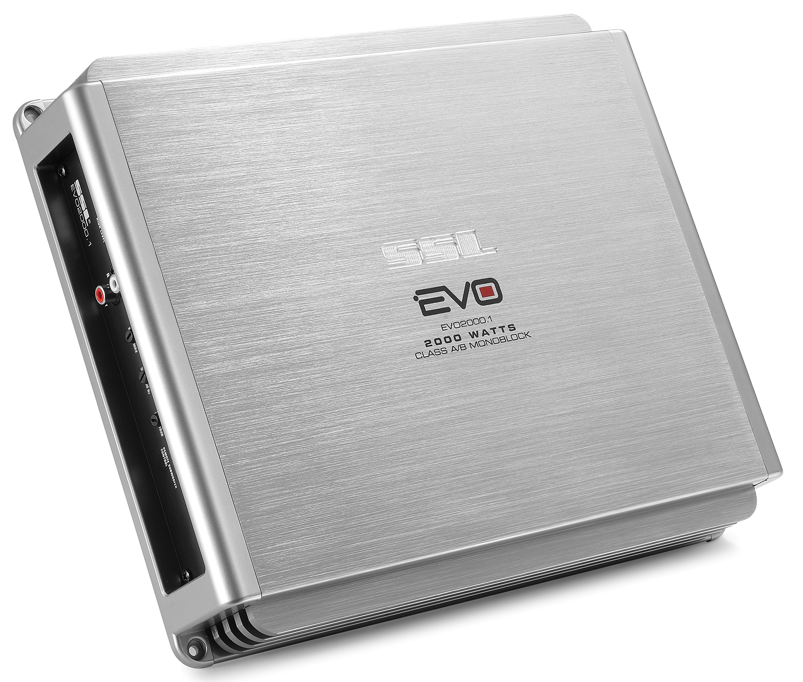 Sound Storm EVO2000.1 EVO 2000 Watt, 2 Ohm Stable Class A/B, Monoblock, MOSFET Car Amplifier with Remote Subwoofer Control