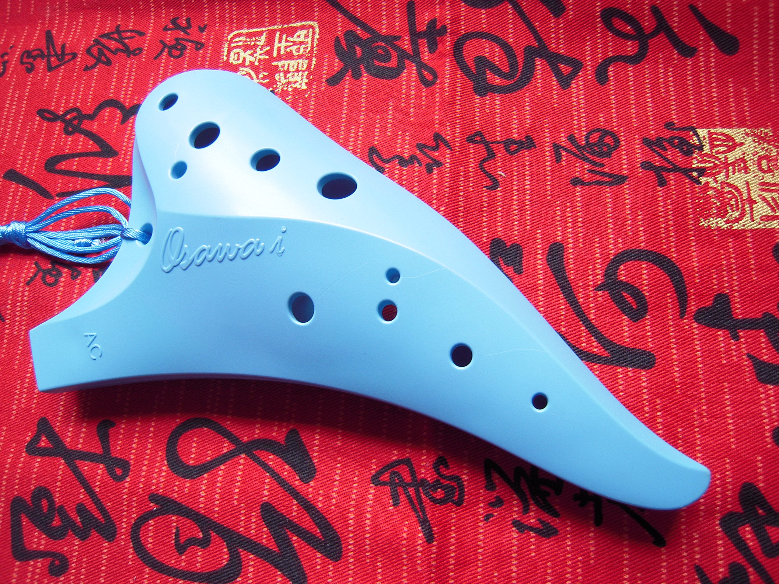 Focalink Osawa 12 Holes Alto C Blue ABS Resin (Sturdy & Durable) Ocarina - Easy to Learn, Good for Beginner