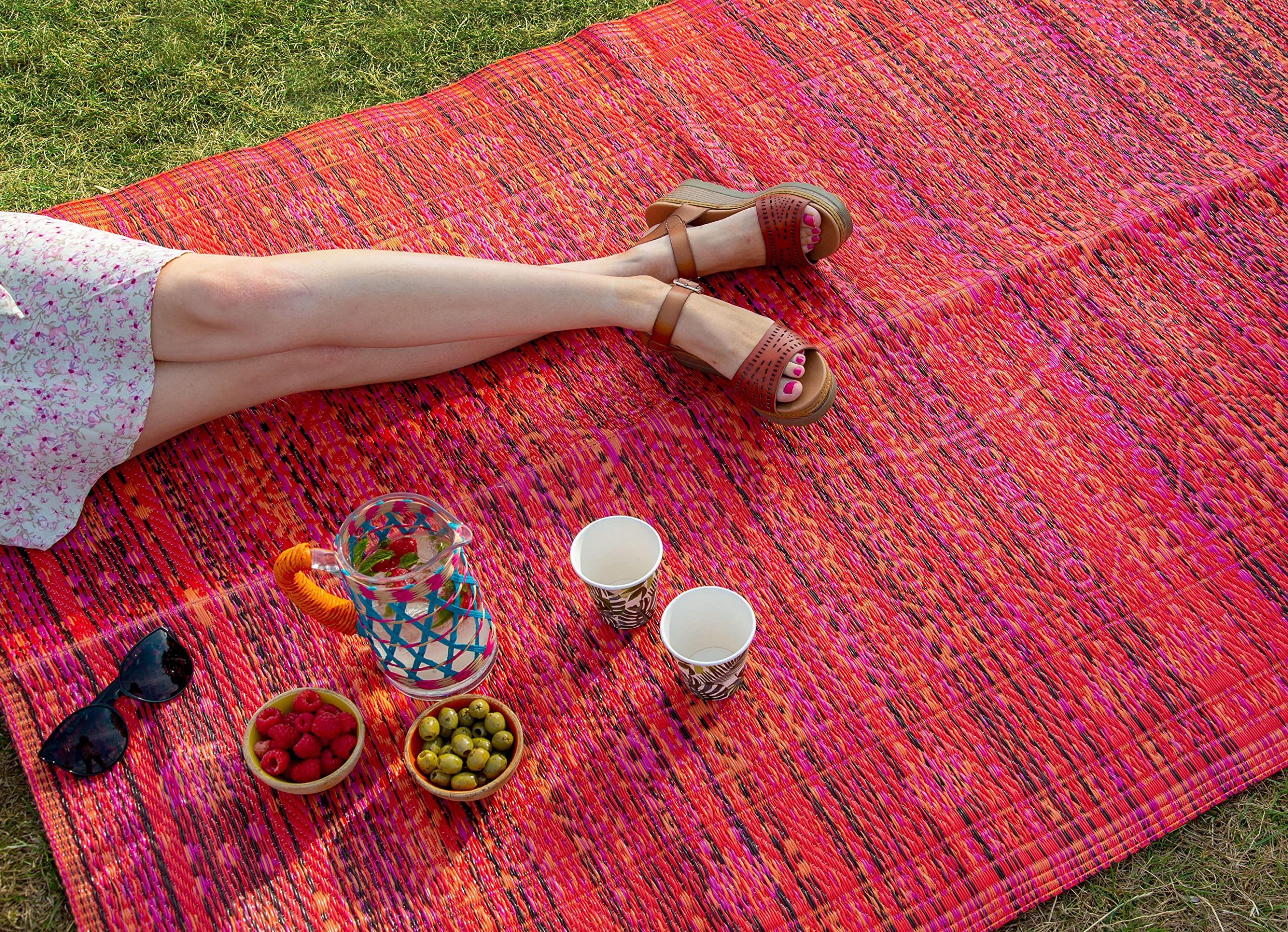 Talking Tables Boho Spice Polypropylene Outdoor Woven Rug